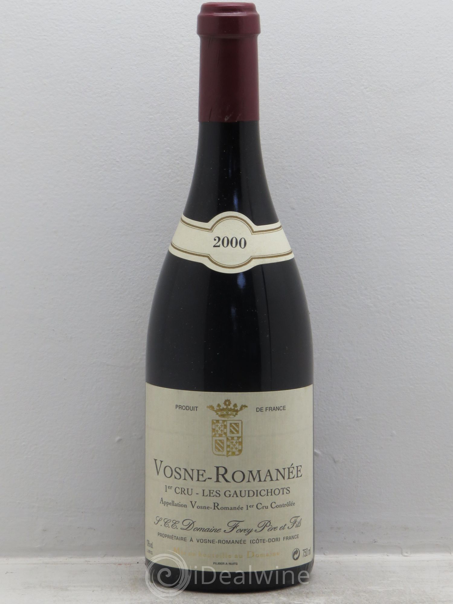 Vosne-Romanée 1er Cru Les Gaudichots Forey Père et Fils (Domaine) 2000 - Lot de 1 bouteille - 0