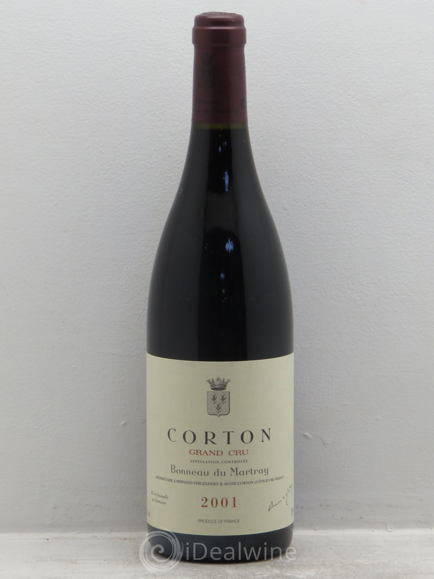 Corton Grand Cru Bonneau du Martray (Domaine) 2001 - Lot de 1 bouteille - 0