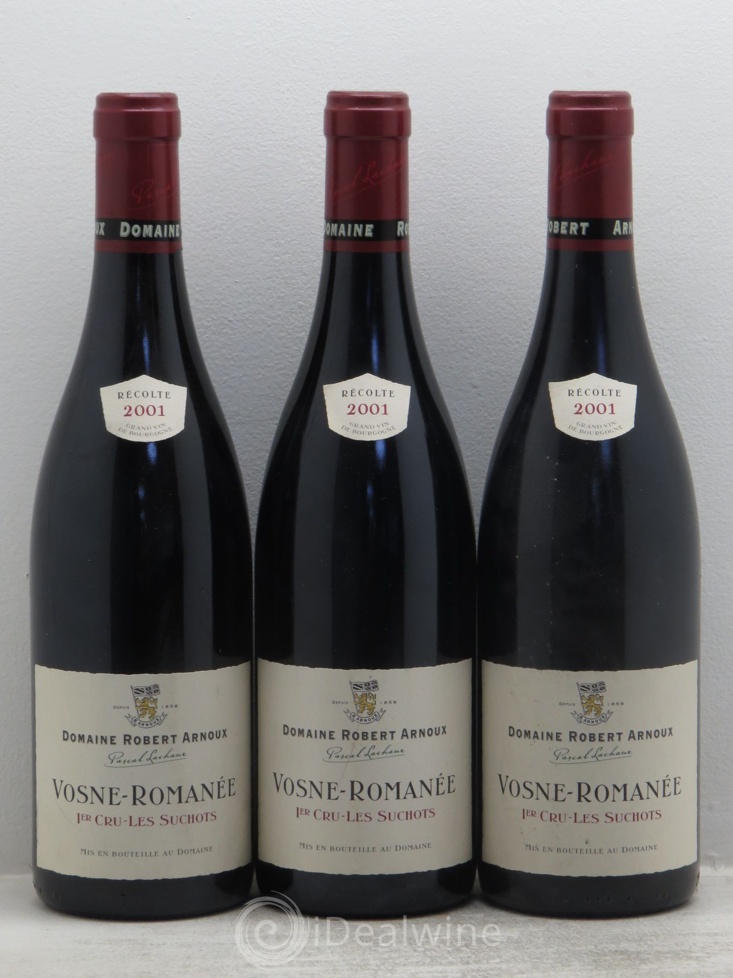 Vosne-Romanée 1er Cru Les Suchots Arnoux-Lachaux (Domaine) 2001 - Lot de 3 bouteilles - 0