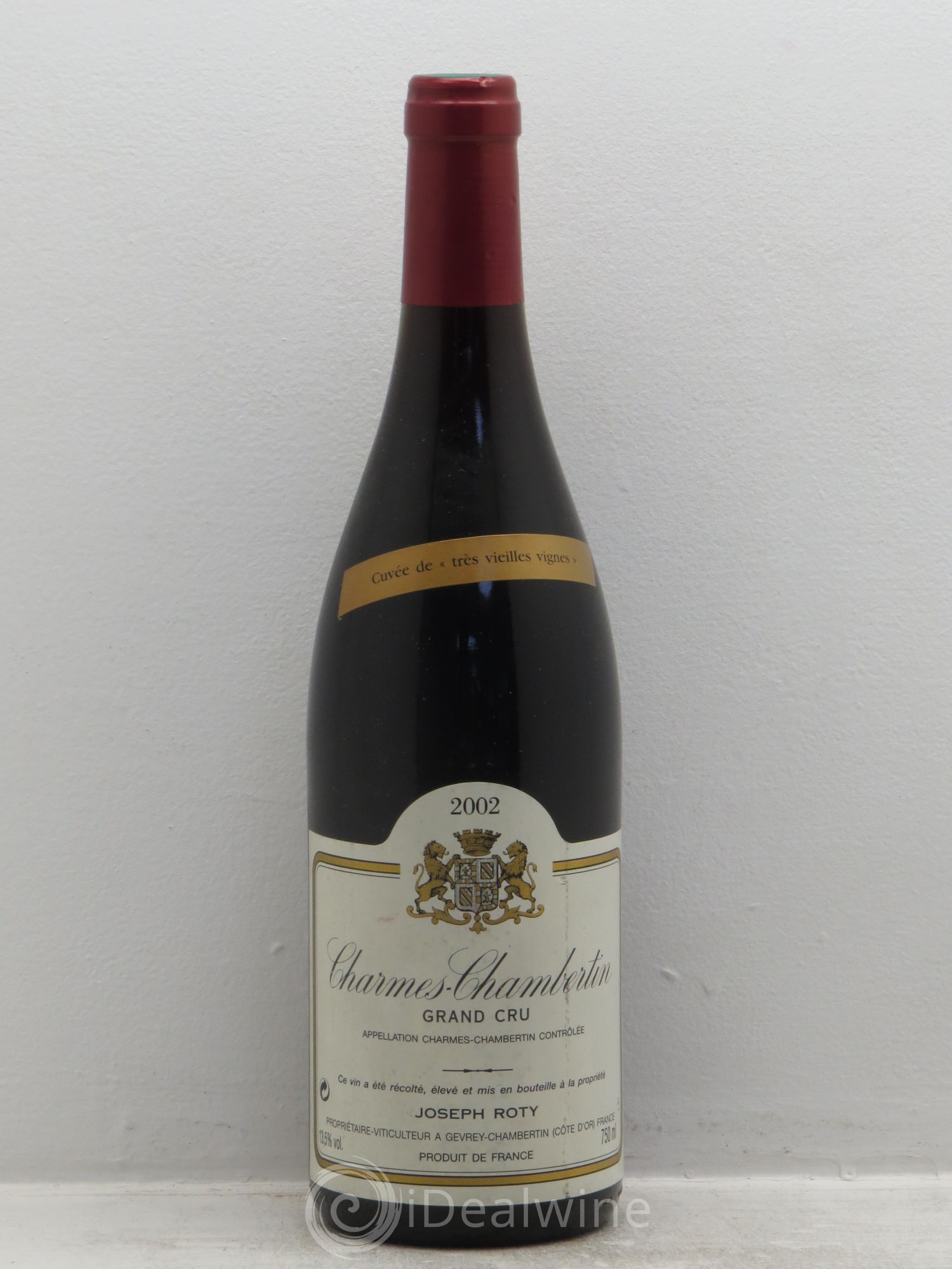 Charmes-Chambertin Grand Cru Très vieilles vignes Joseph Roty (Domaine) 2002 - Lot de 1 bouteille - 0
