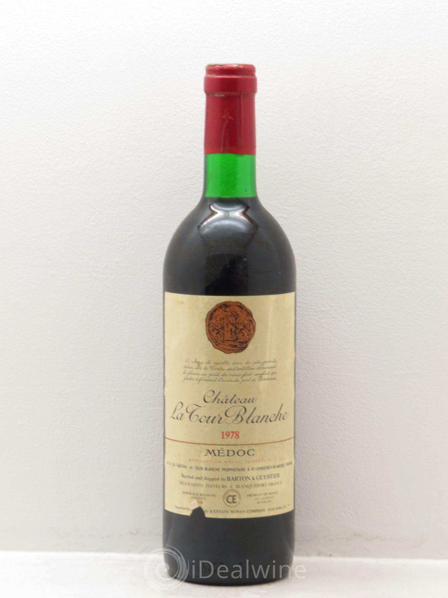 Château Tour Blanche Cru Bourgeois 1978 - Lot de 6 bouteilles - 0