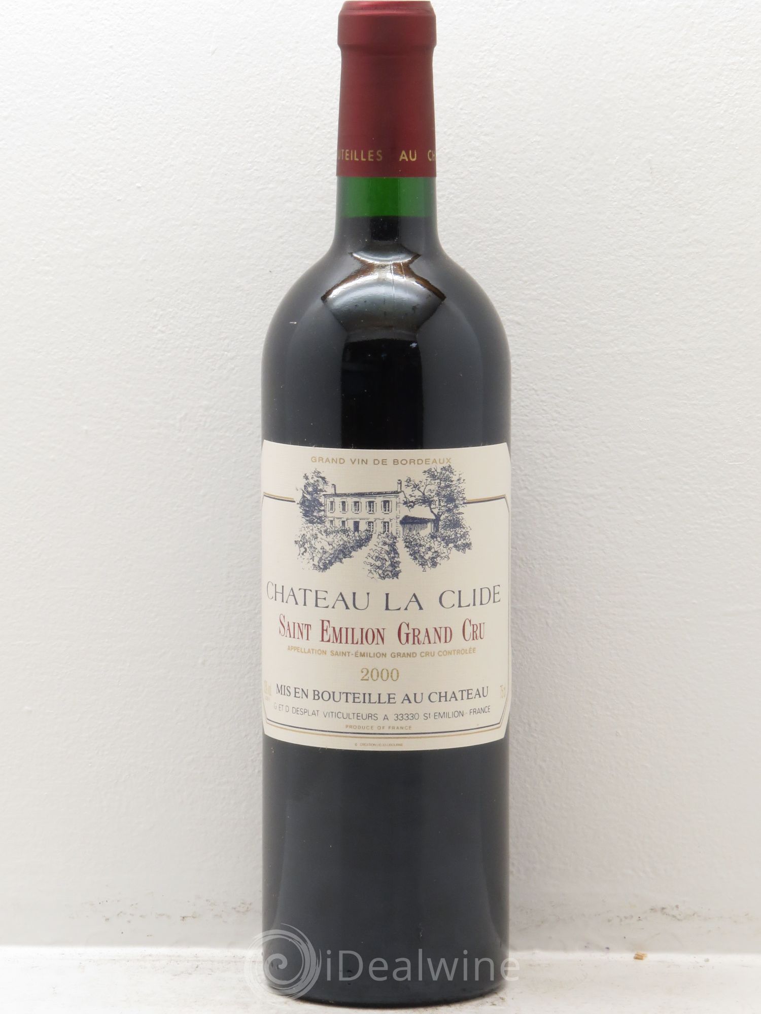 Saint-Émilion Château de la Clide 2000 - Posten von 6 Flaschen - 0