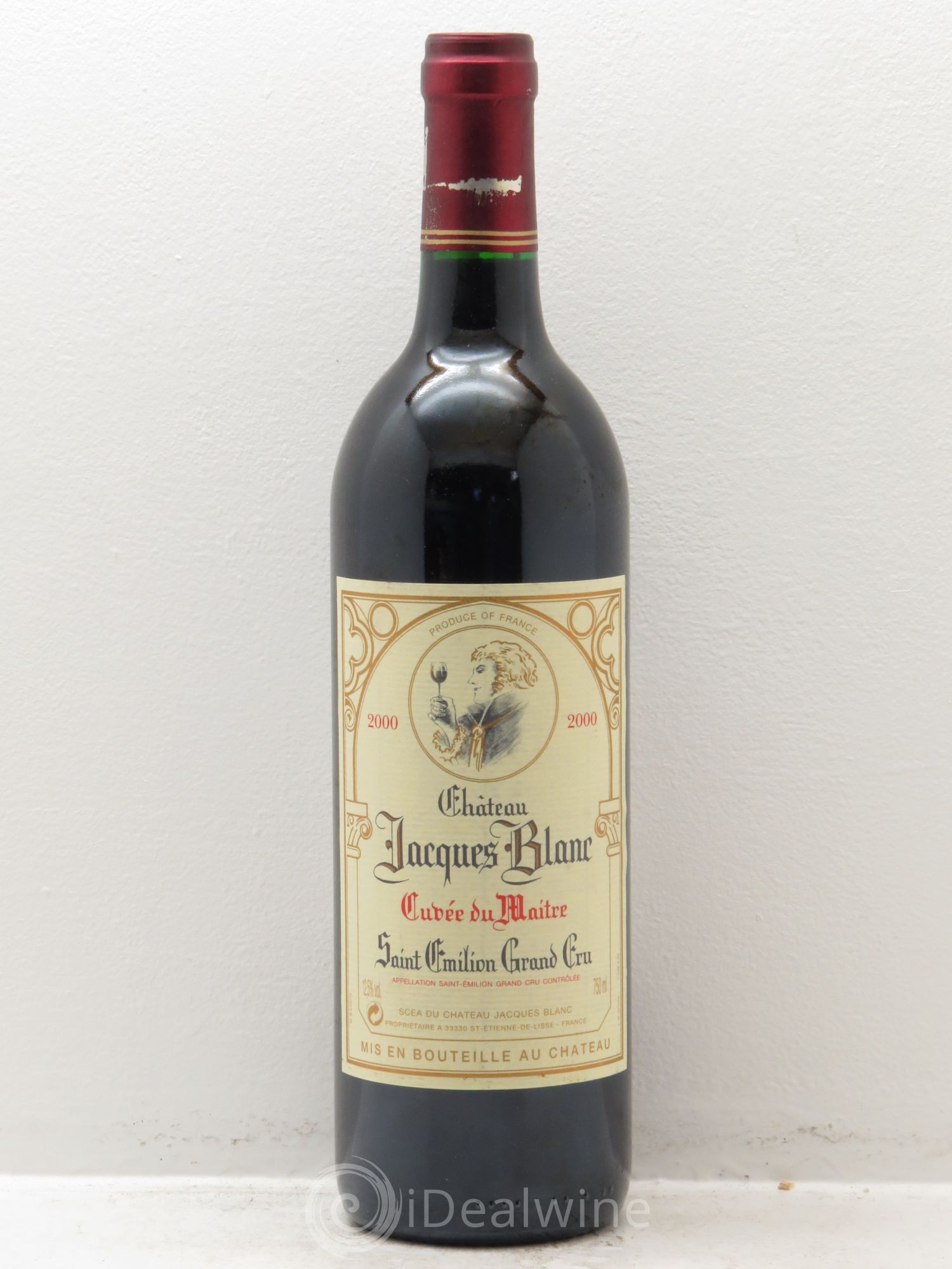 Saint-Émilion Château Jacques Blanc -Cuvée du Maitre 2000 - Posten von 6 Flaschen - 0