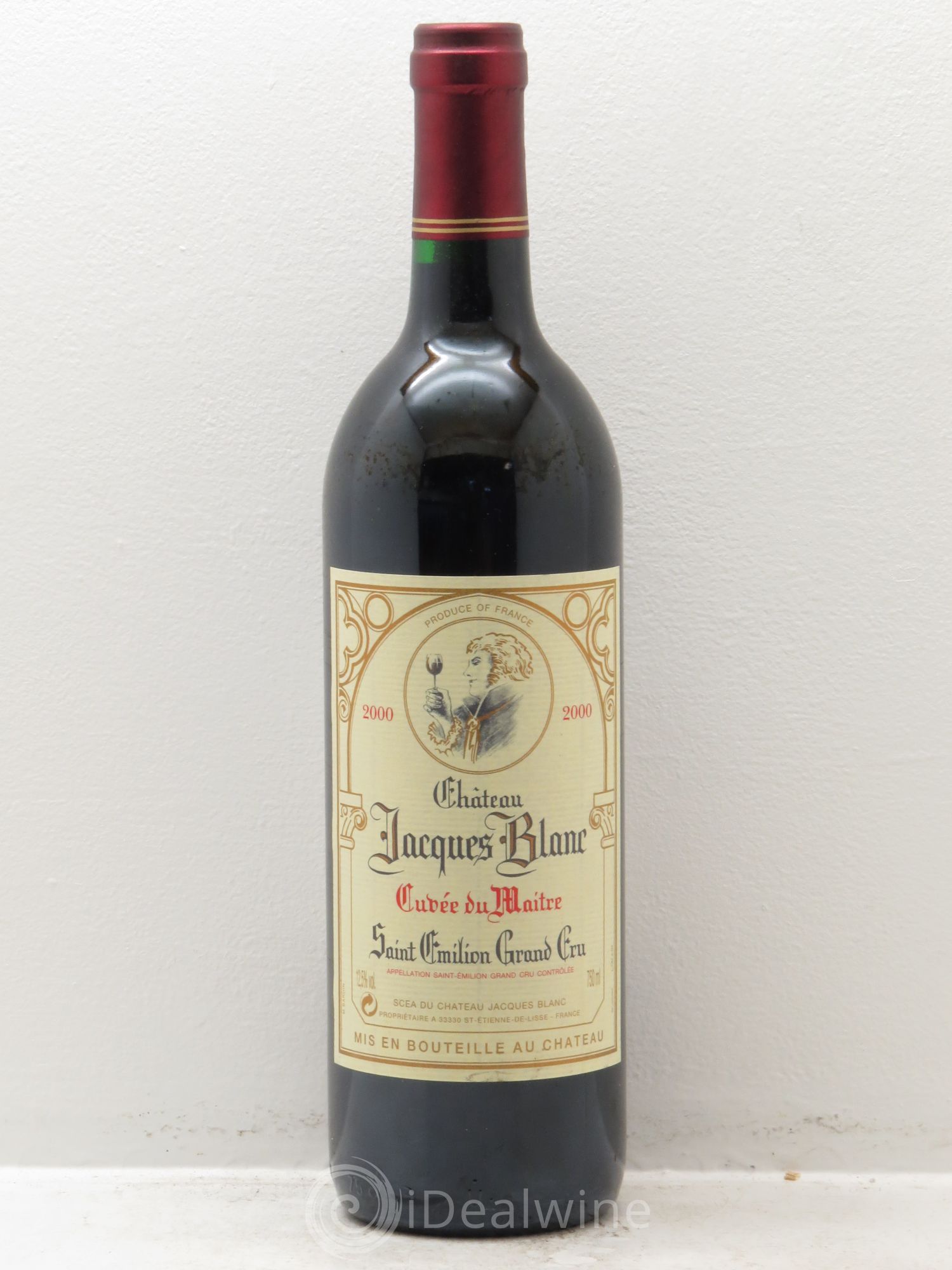 Saint-Émilion Château Jacques Blanc -Cuvée du Maitre 2000 - Posten von 1 Flasche - 0