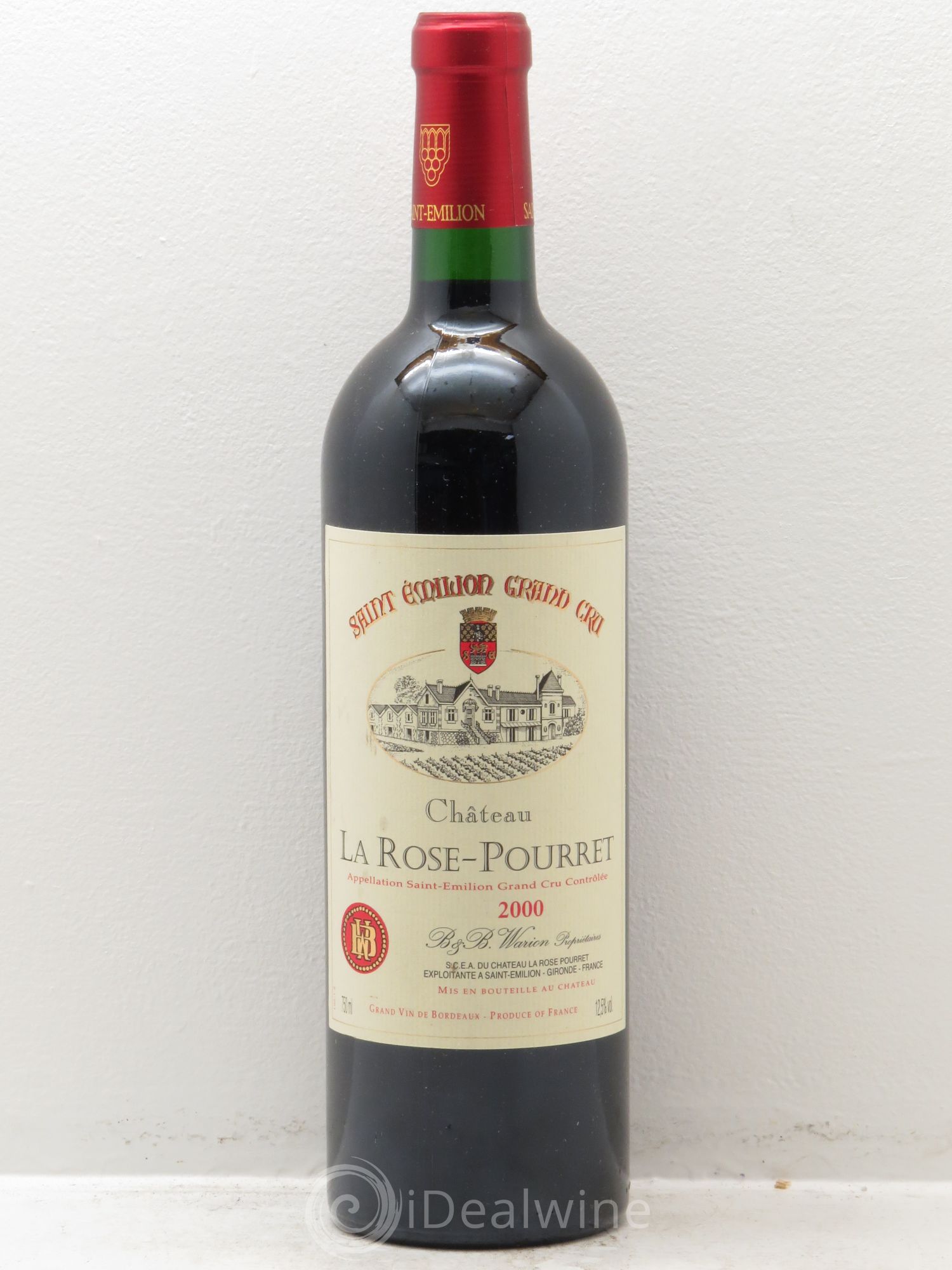 Château la Rose Pourret 2000 - Lot de 6 bouteilles - 0