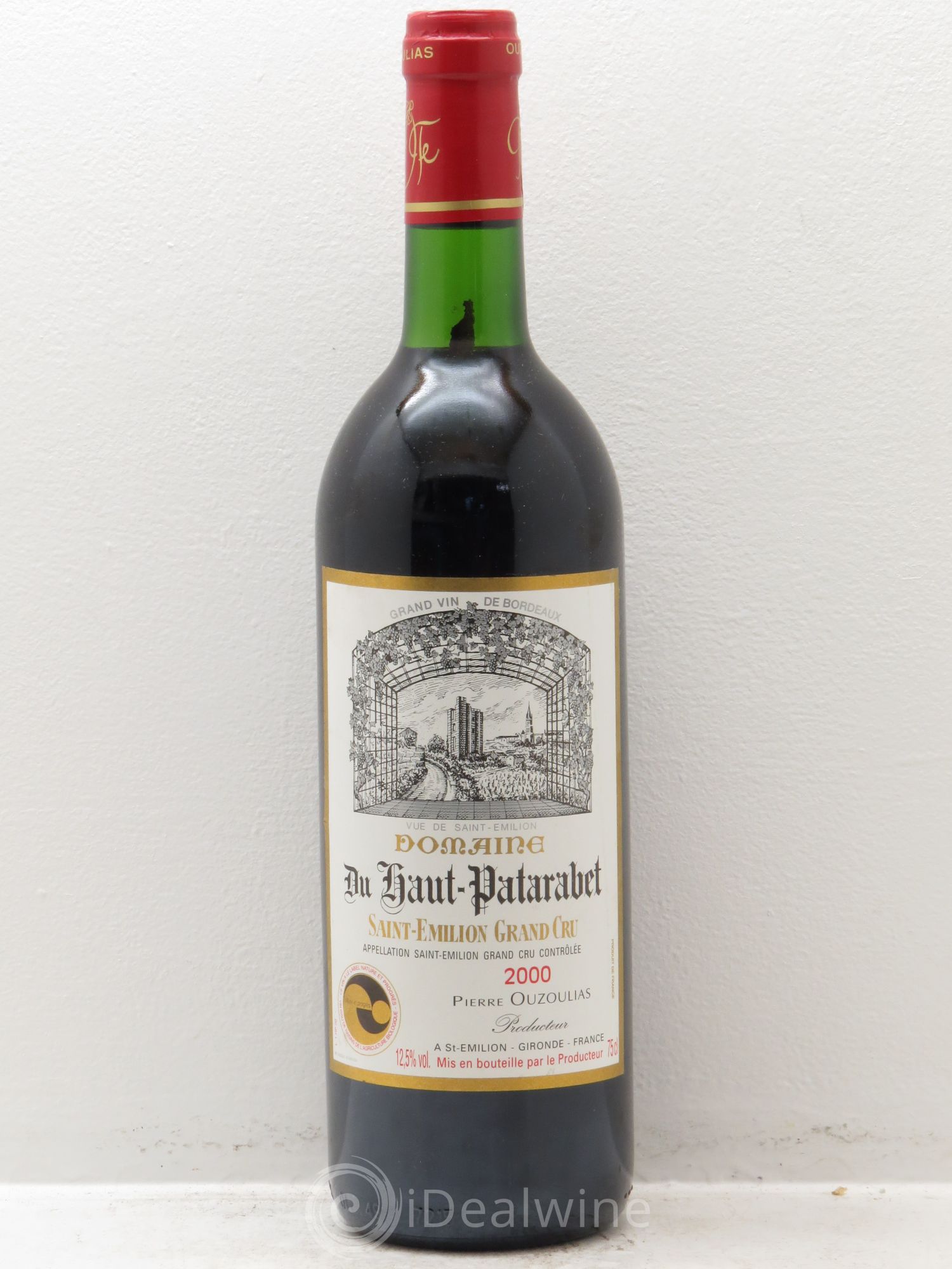 Saint-Émilion Domaine du Haut Patarabet 2000 - Posten von 6 Flaschen - 0