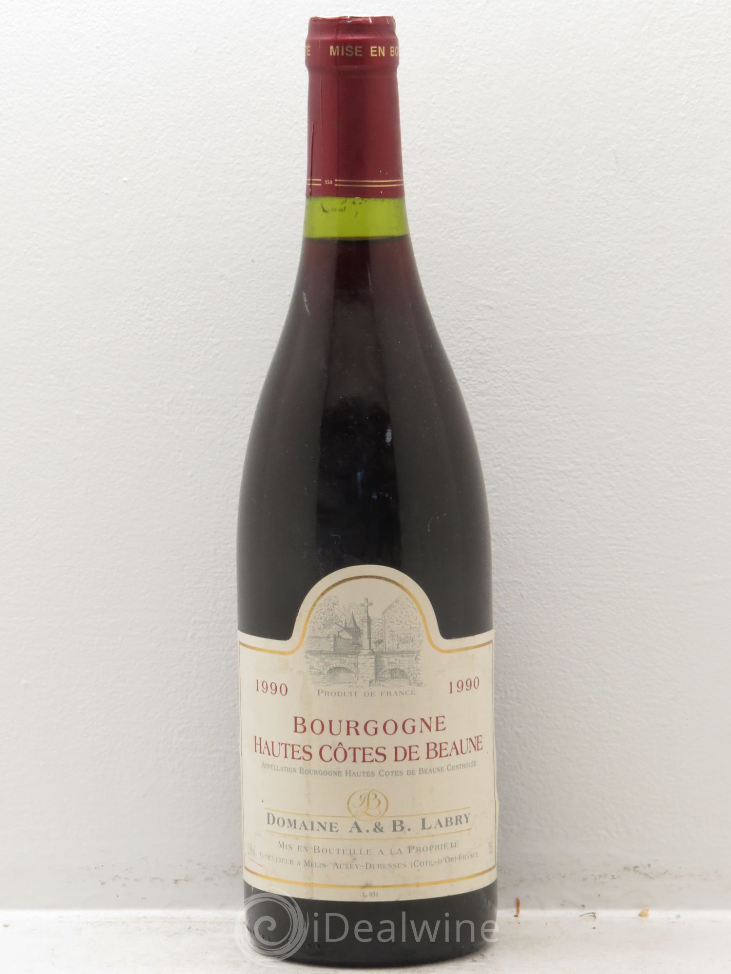 Hautes-Côtes de Beaune Domaine LAbry 1990 - Posten von 1 Flasche - 0