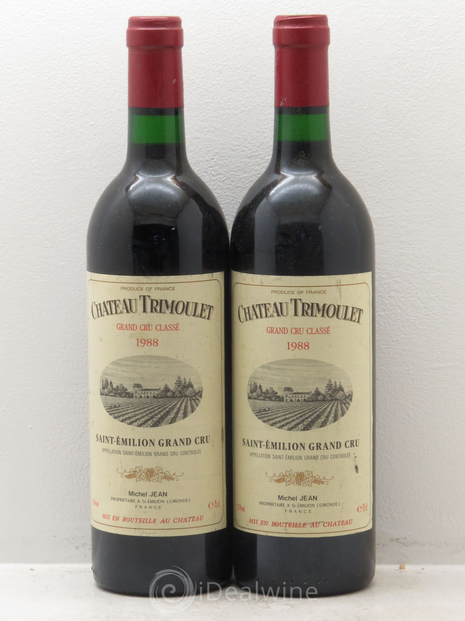 Château Trimoulet 1988 - Lot de 2 bouteilles - 0