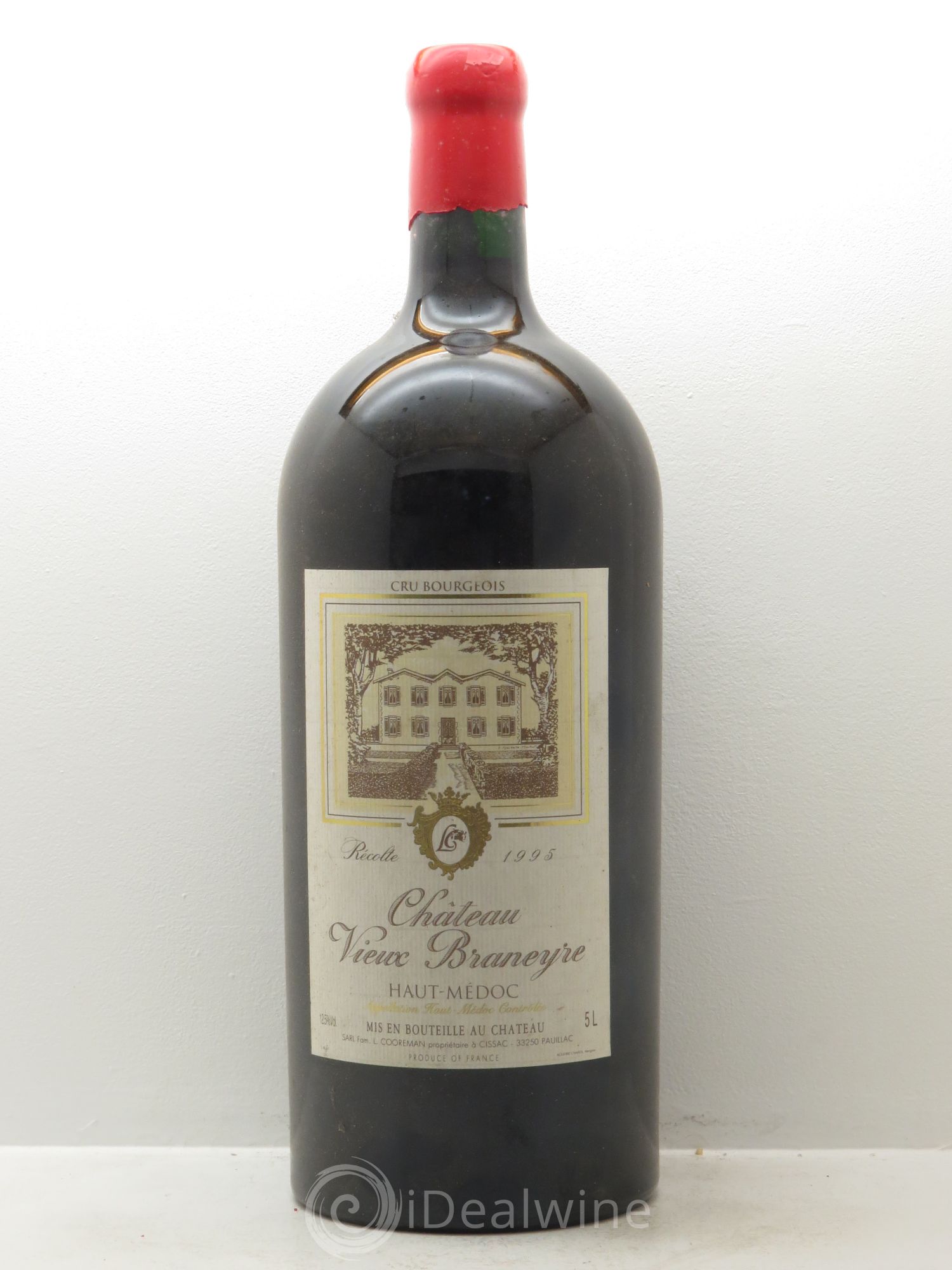 Haut Médoc Vieux Braneyre 1995 - Posten von 1 Jeroboam - 0