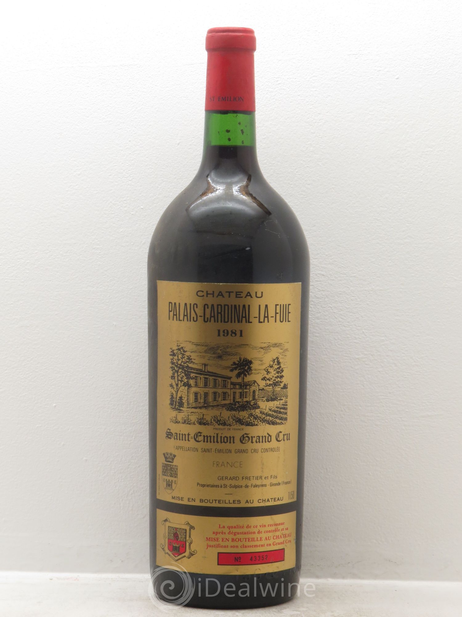 Château Palais Cardinal La Fuie 1981 - Lot de 1 magnum - 0