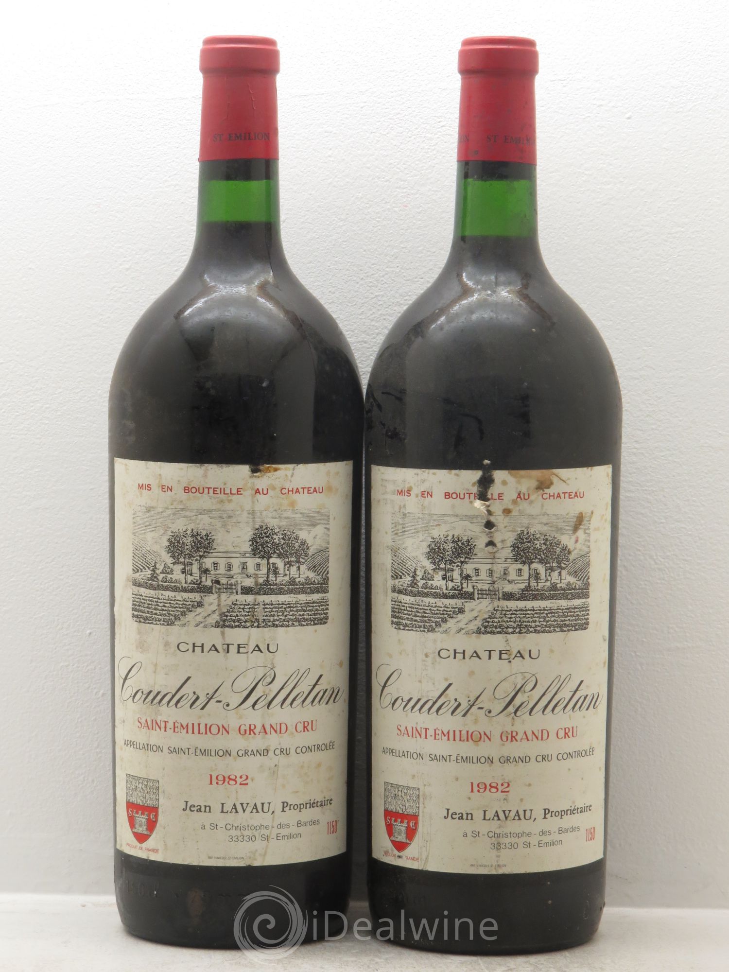 Saint-Émilion Château Coudert Pelletan 1982 - Posten von 2 Magnum - 0