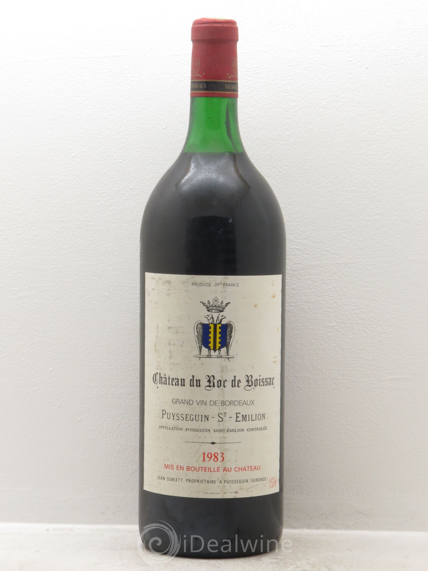 Bordeaux Château du Roc de Boissac - Puisseguin St Emilion 1983 - Posten von 1 Magnum - 0