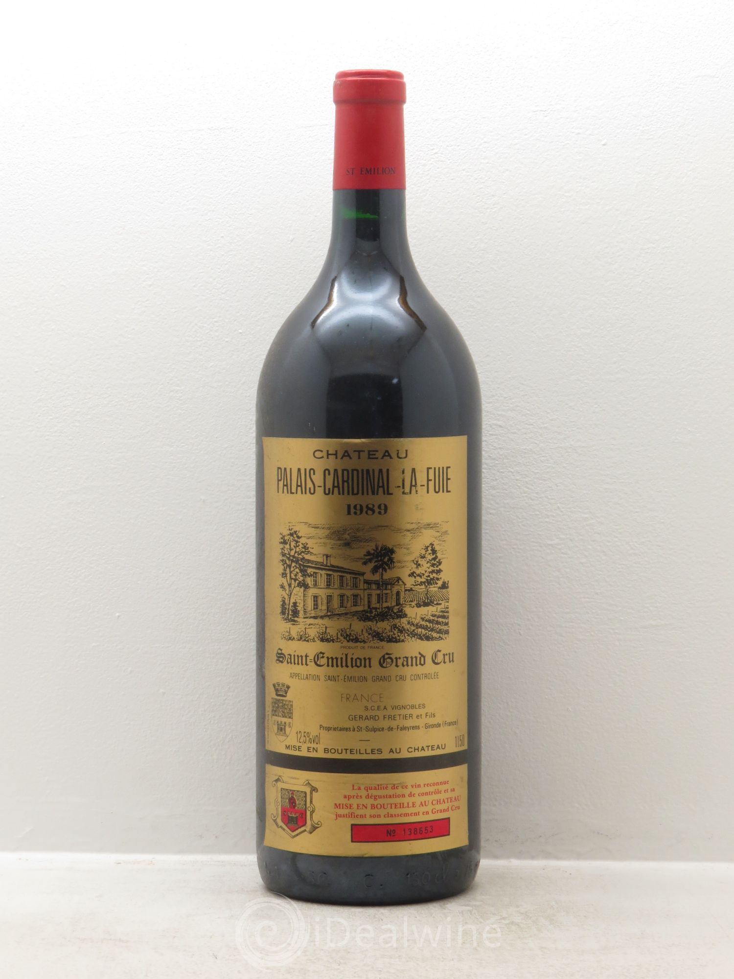 Château Palais Cardinal La Fuie 1989 - Lot de 1 magnum - 0