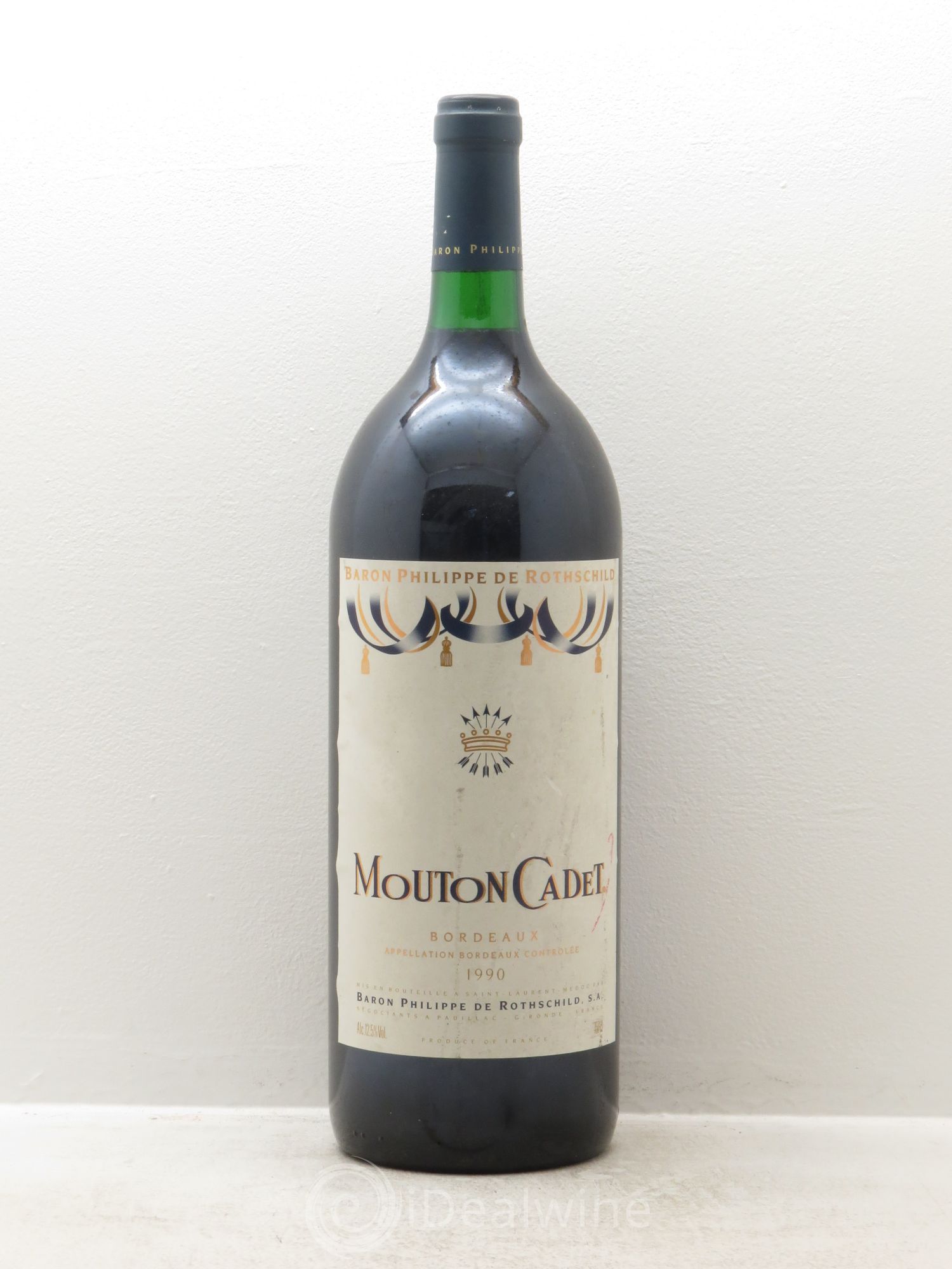 Château Mouton Cadet 1990 - Lot de 1 magnum - 0