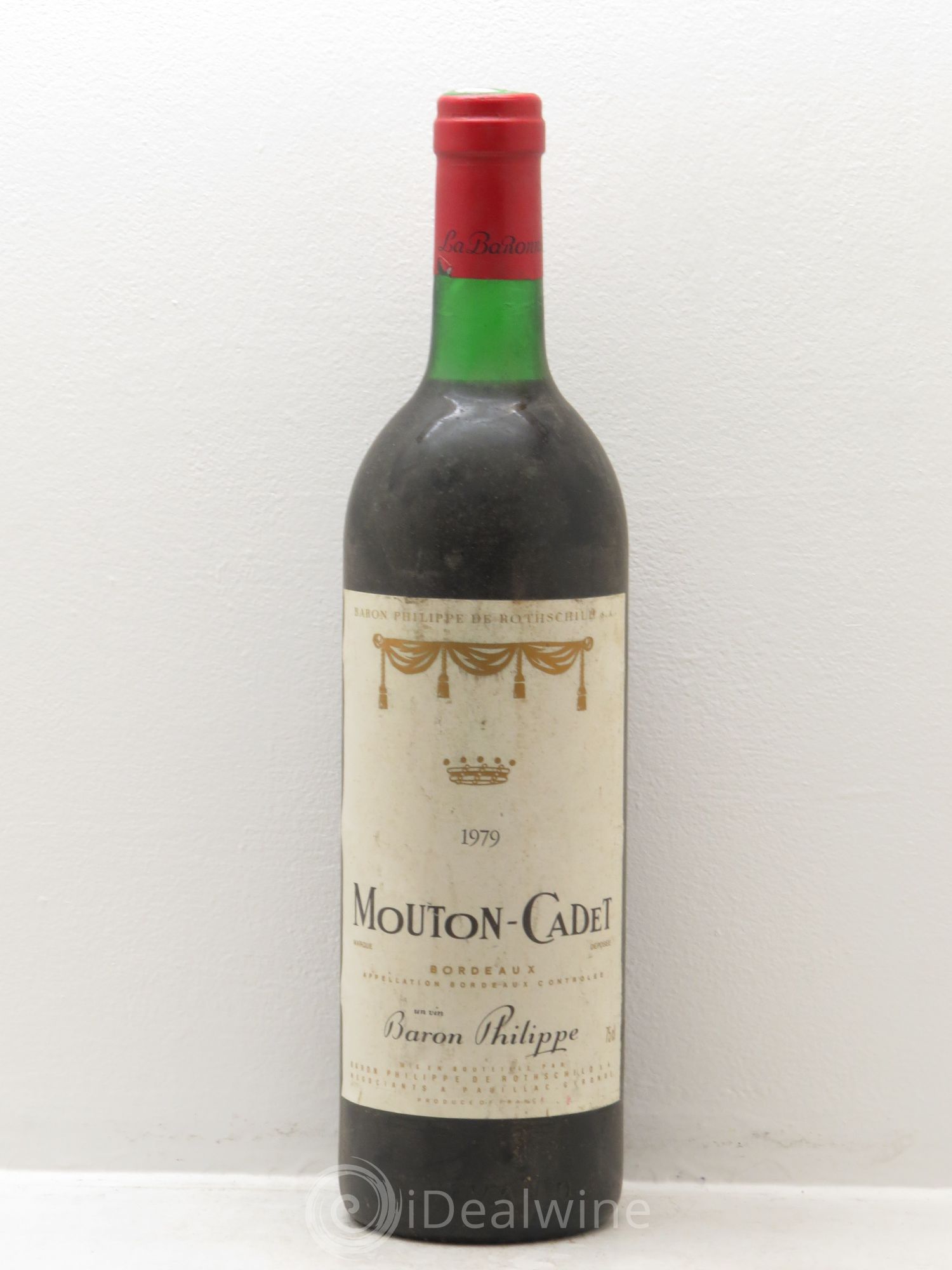 Château Mouton Cadet 1979 - Lot de 1 bouteille - 0