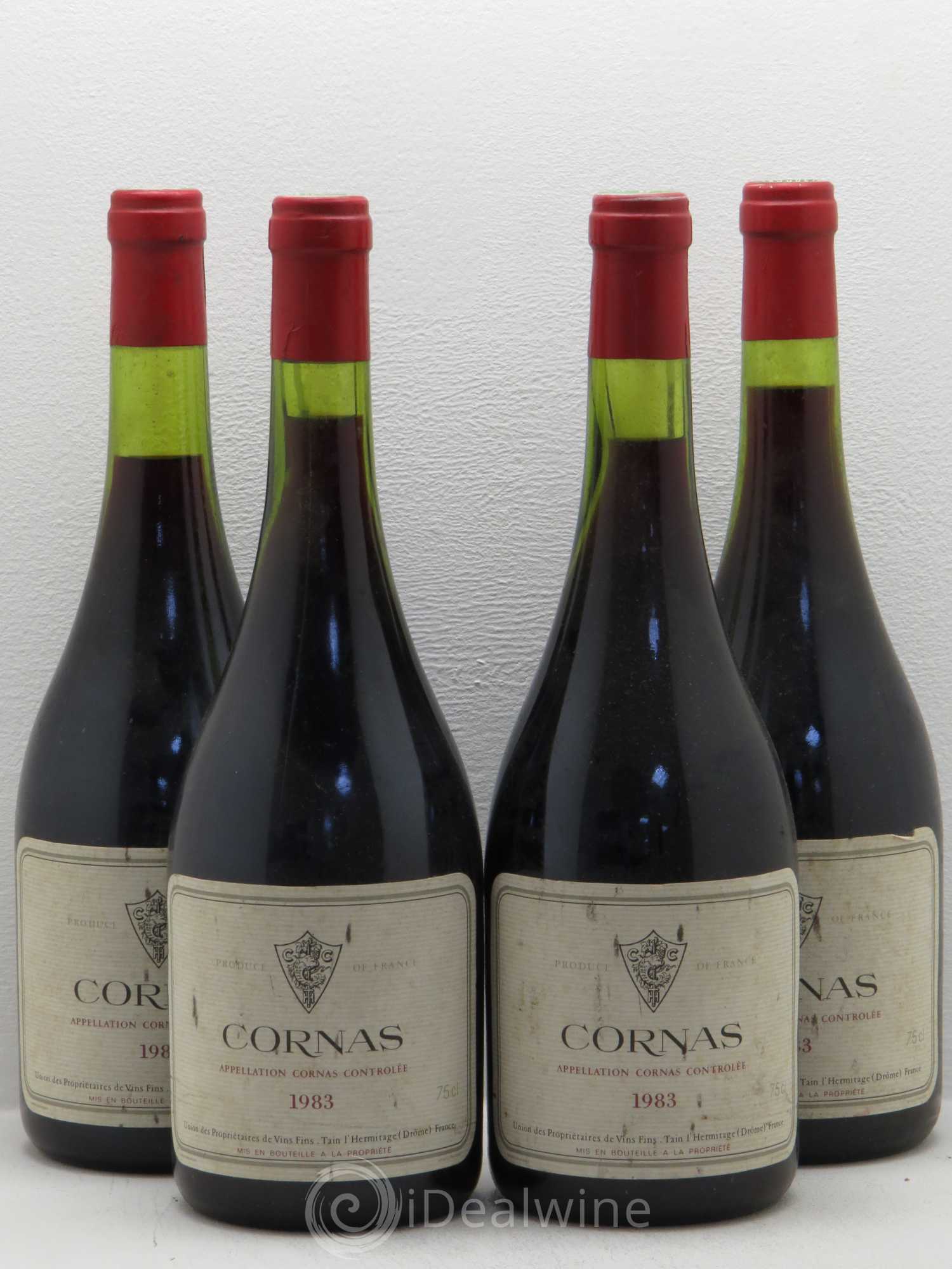 Cornas Tain Hermitage 1983 - Posten von 4 Flaschen - 0