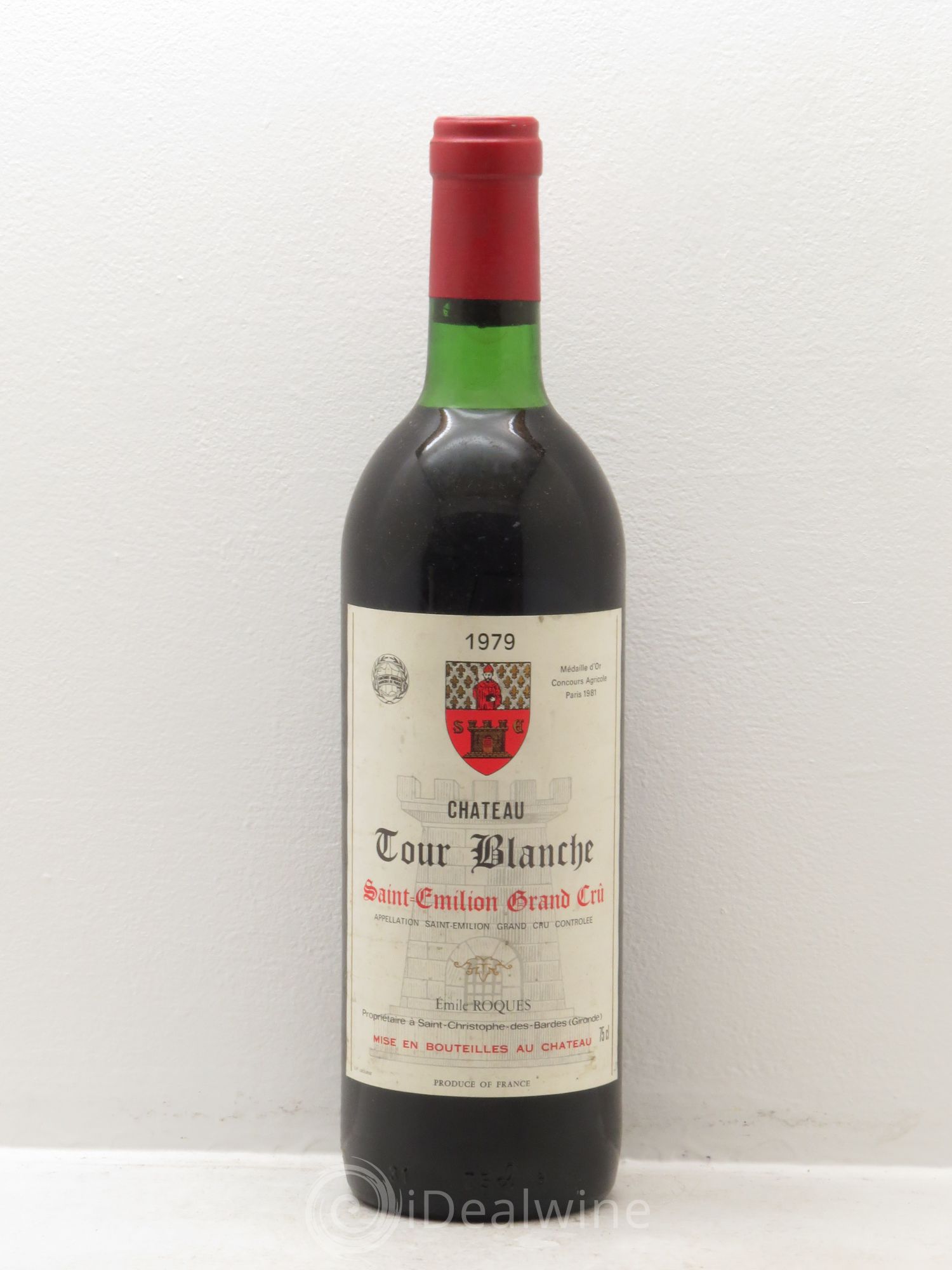 Saint-Émilion Château Tour Blanche 1979 - Posten von 1 Flasche - 0