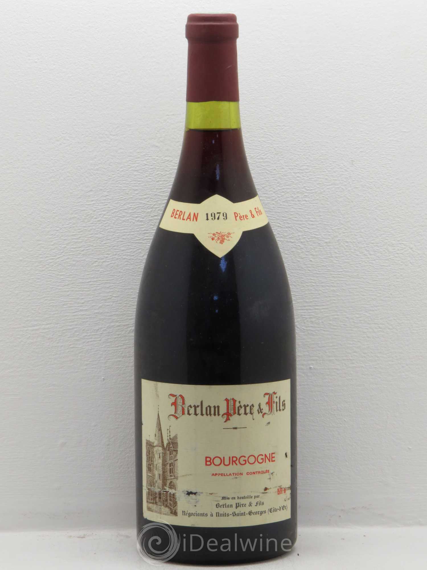 Bourgogne Berlan Père & Fils - Négociant à Nuits St Georges 1979 - Posten von 1 Magnum - 0