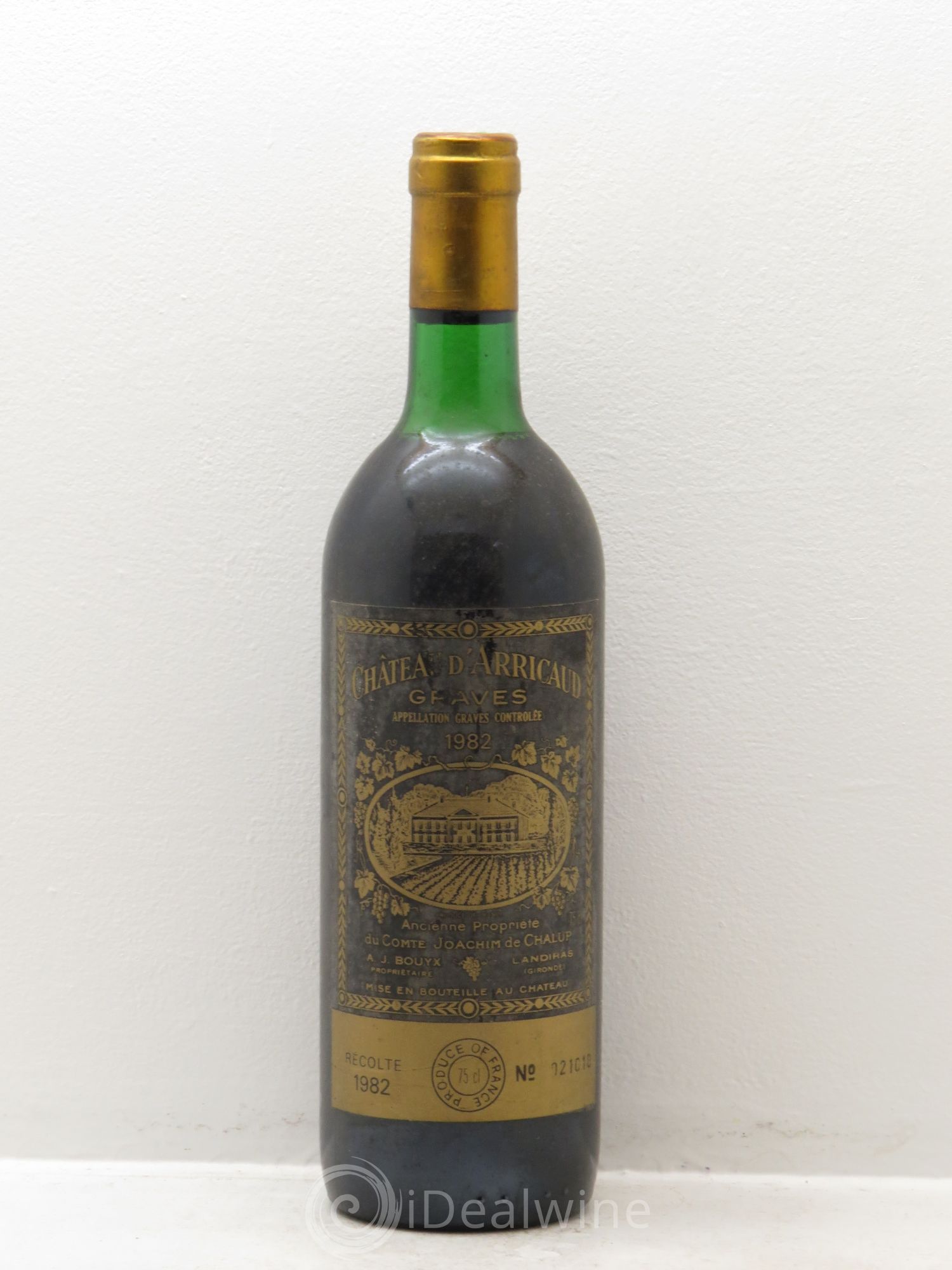 Graves Château D'Arricaud 1982 - Posten von 1 Flasche - 0