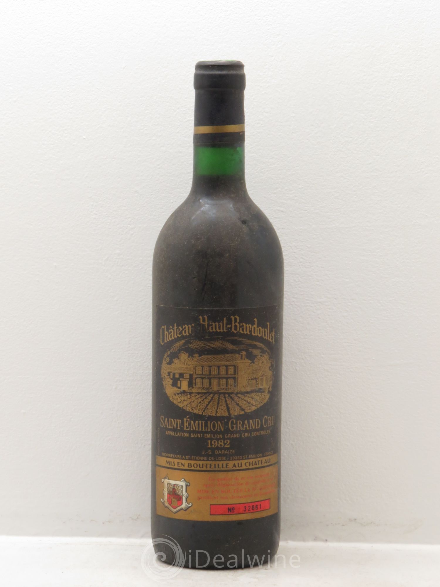 Saint-Émilion Château Haut Bardoulet 1982 - Posten von 1 Flasche - 0