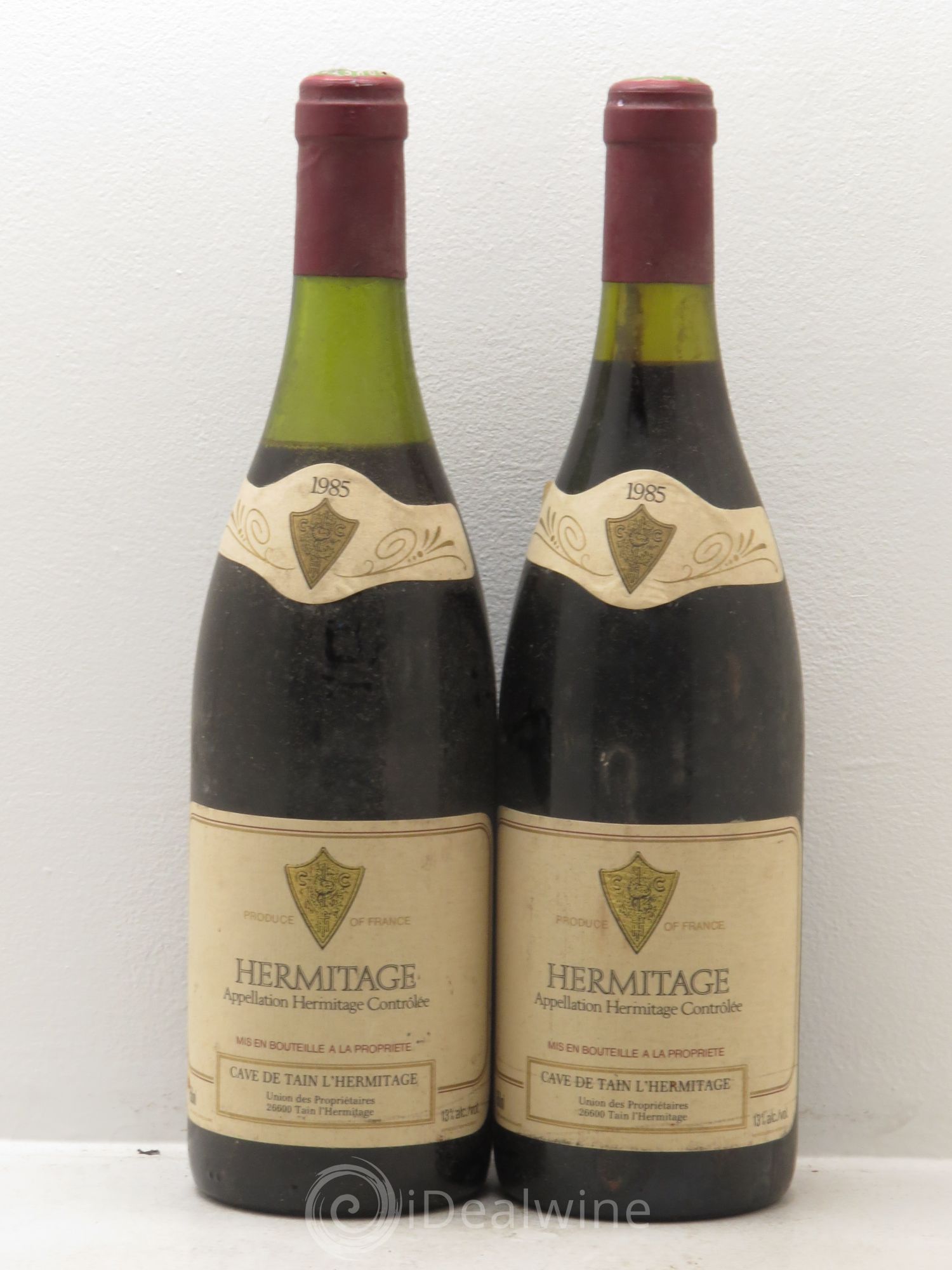 Hermitage Cave de Tain L'Hermitage 1985 - Posten von 2 Flaschen - 0