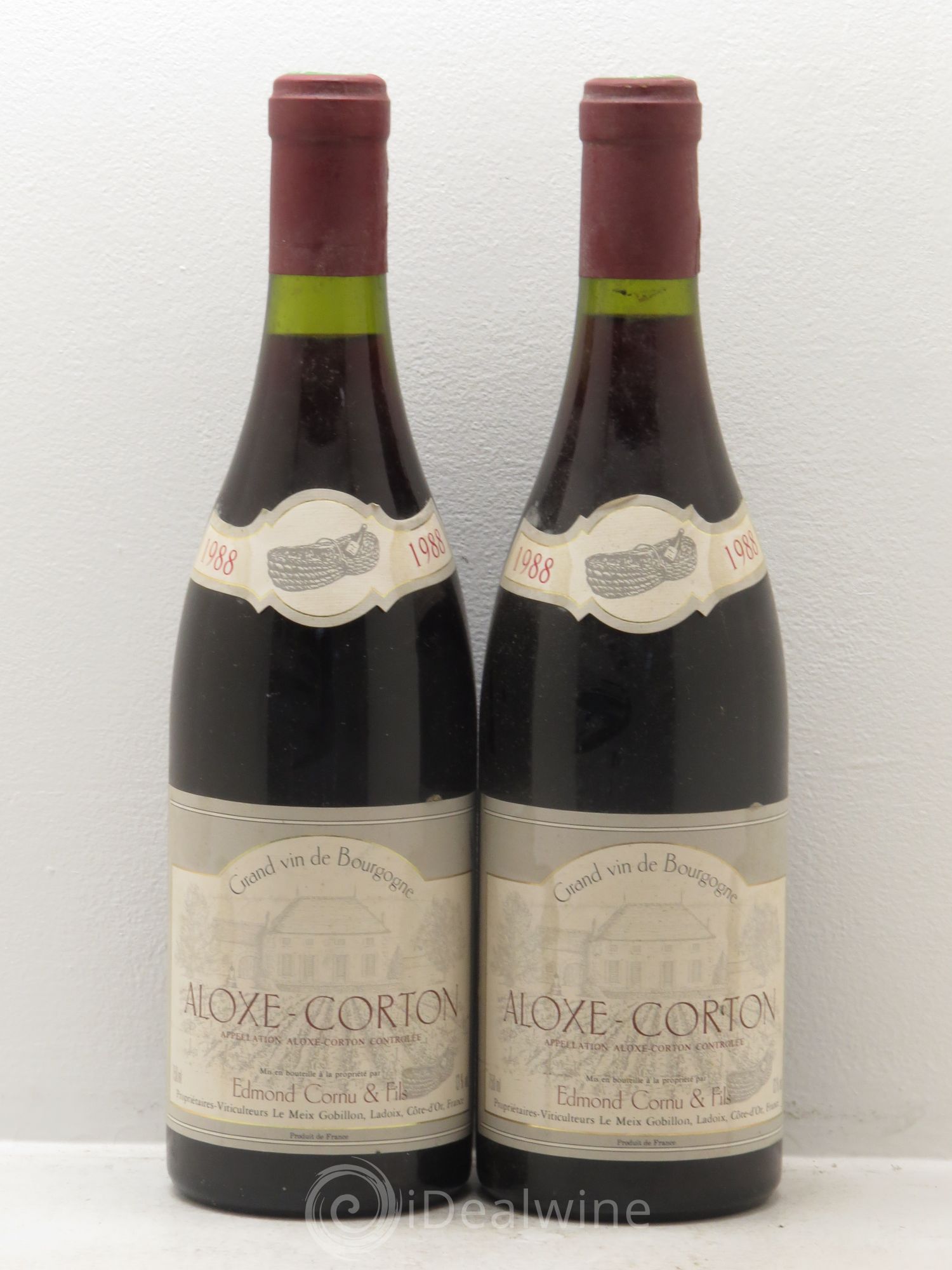 Aloxe-Corton 1988 - Lot de 2 bouteilles - 0