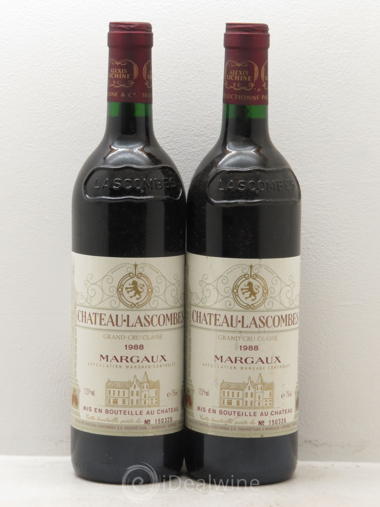 Château Lascombes 2ème Grand Cru Classé 1988 - Lot de 2 bouteilles - 0