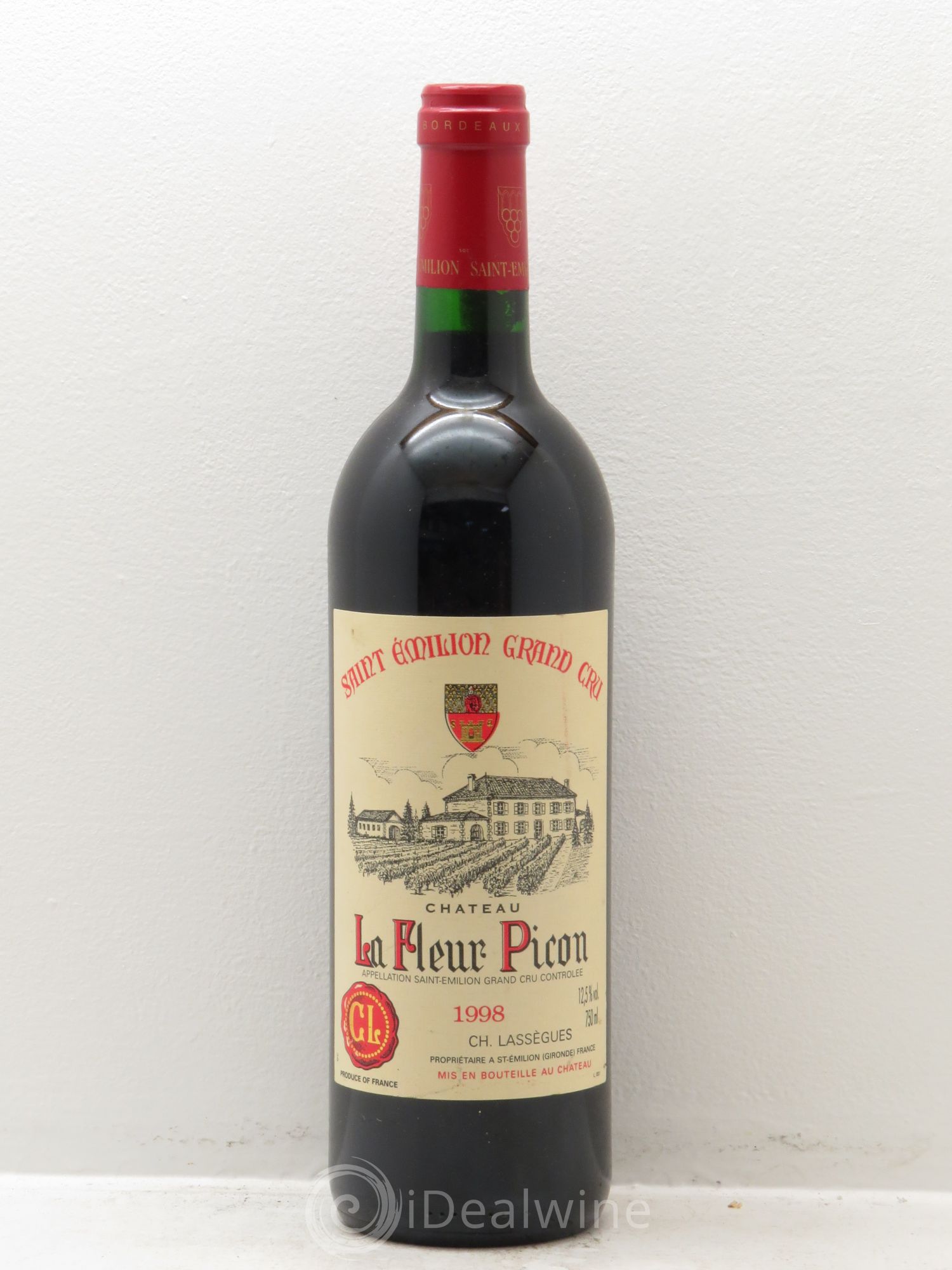 Saint-Émilion Château La Fleur Picon 1998 - Posten von 6 Flaschen - 0