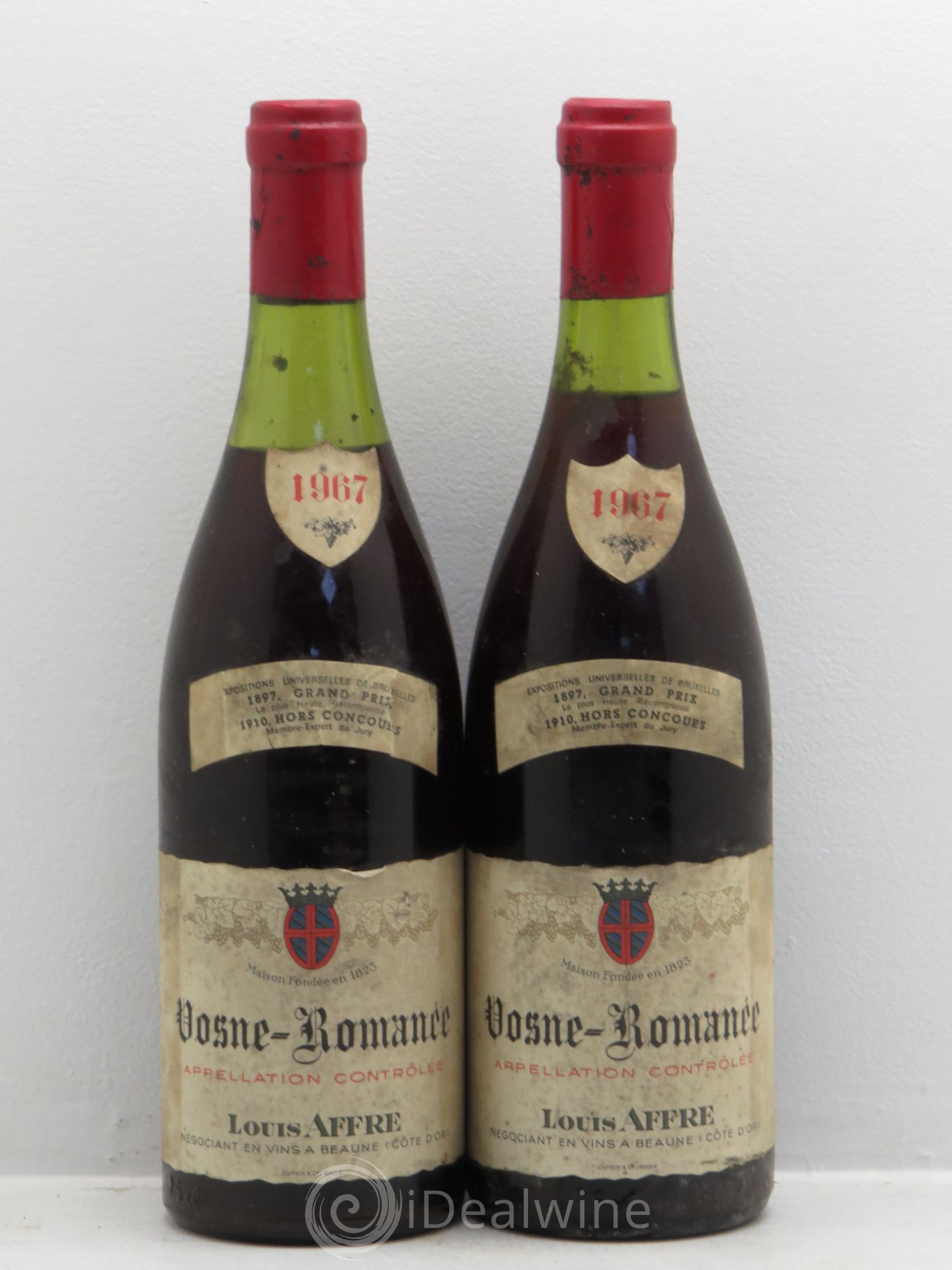Vosne-Romanée Louis Affre 1967 - Posten von 2 Flaschen - 0