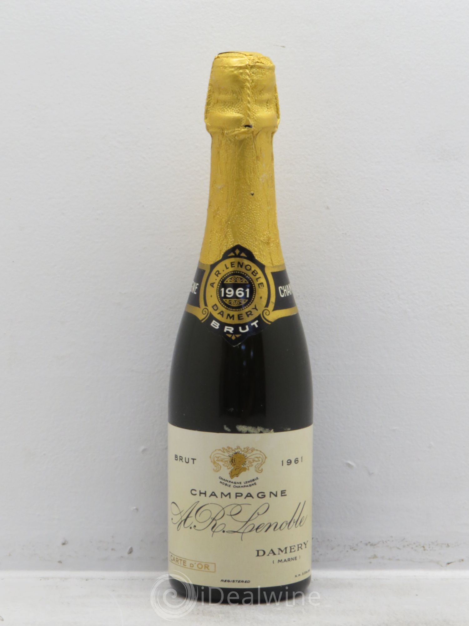 Champagne A.R.Lenoble " Carte d'Or" (sans prix de réserve) 1961 - Posten von 1 Demi-Flasche - 0