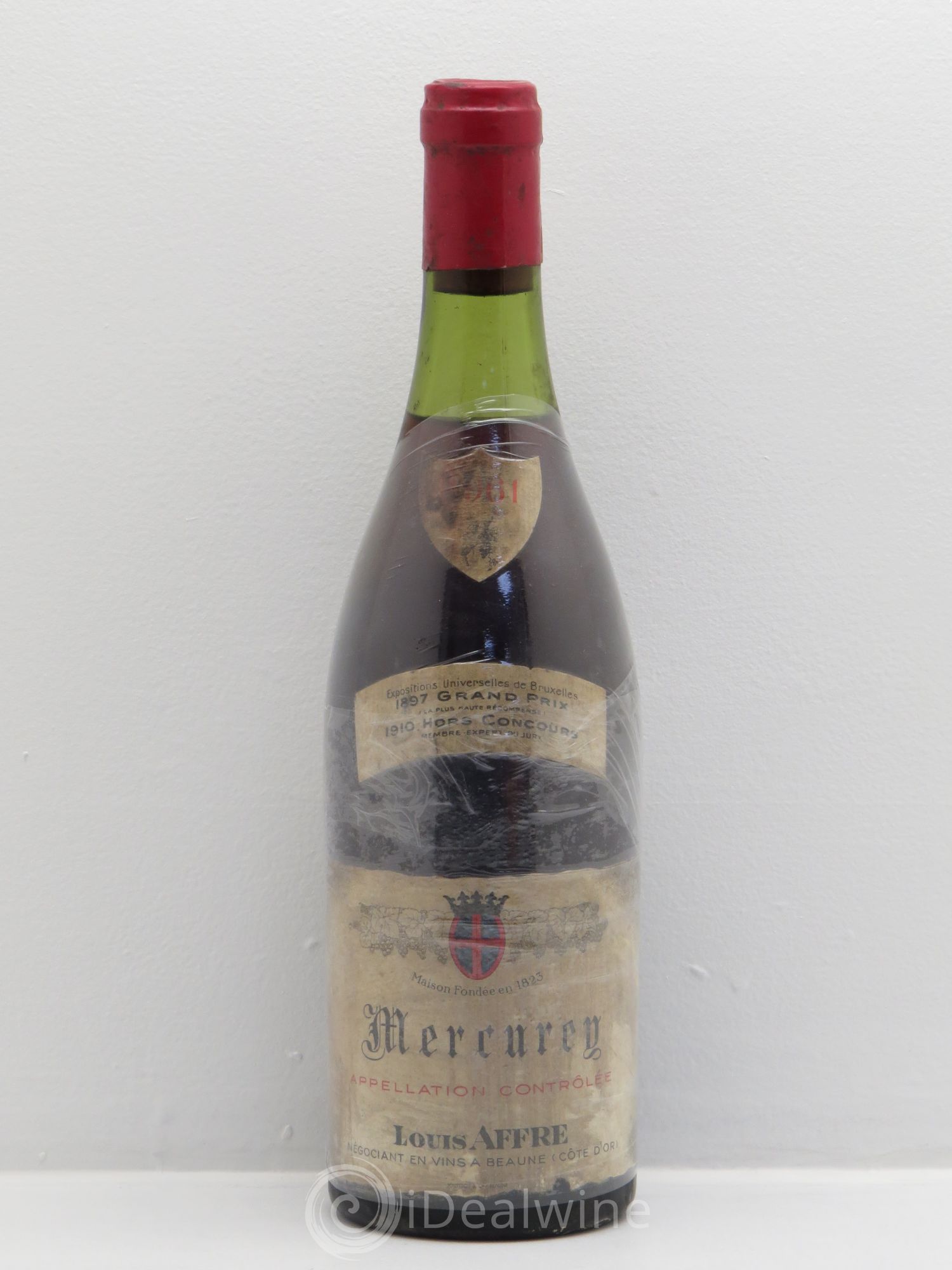 Mercurey Louis Affre (sans prix de réserve) 1961 - Posten von 1 Flasche - 0