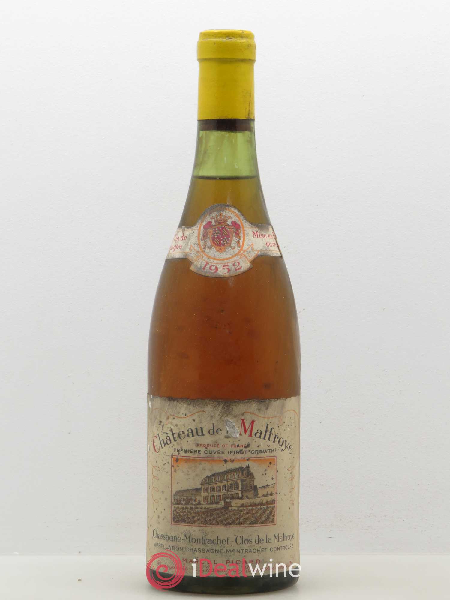 Chassagne-Montrachet Cuvee Clos de La Maltroye Château de La Maltroye (sans prix de réserve) 1952 - Posten von 1 Flasche - 0