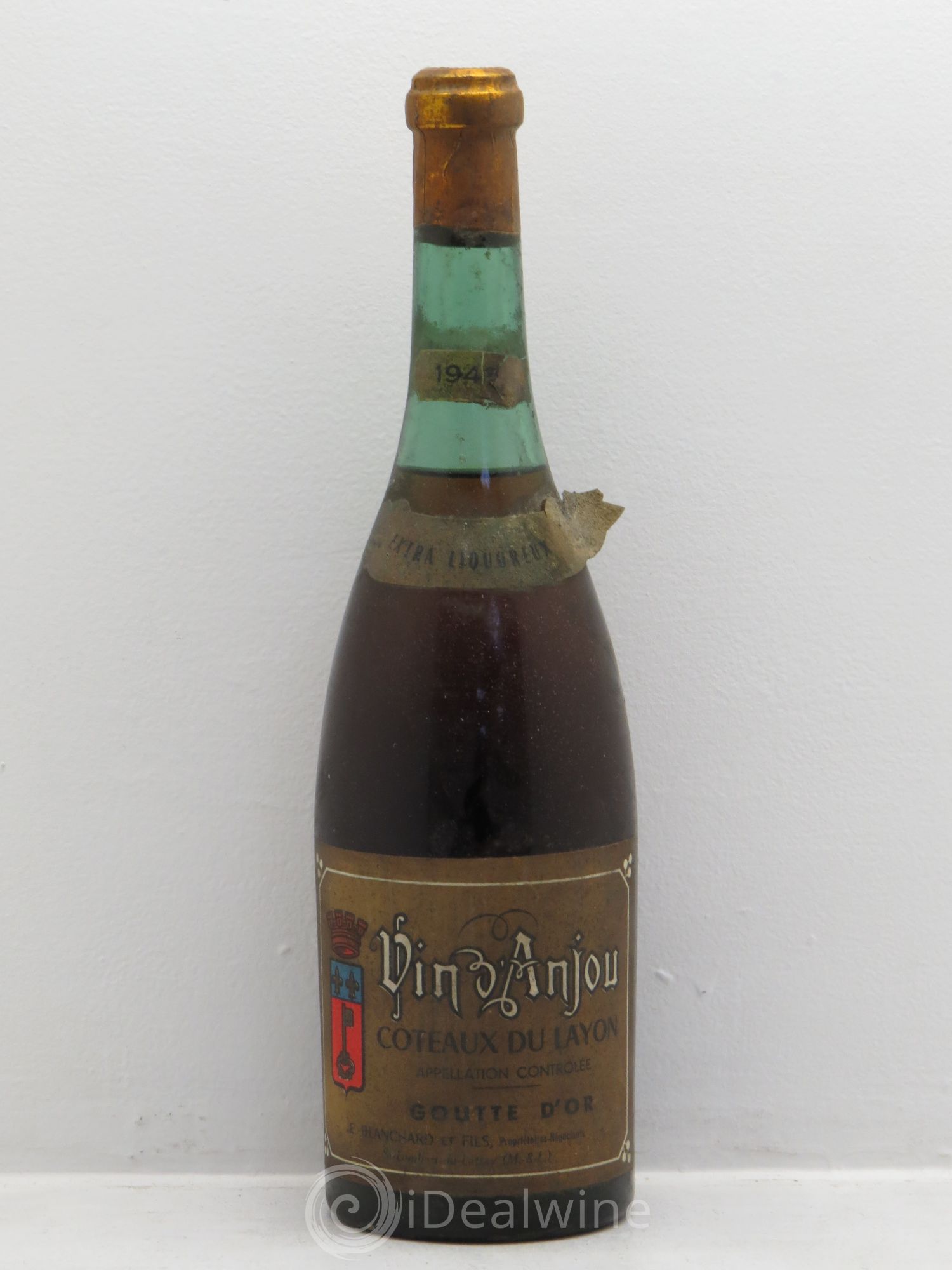 Coteaux du Layon Goutte d'Or E.Blanchard 1943 - Lotto di 1 bottiglia - 0