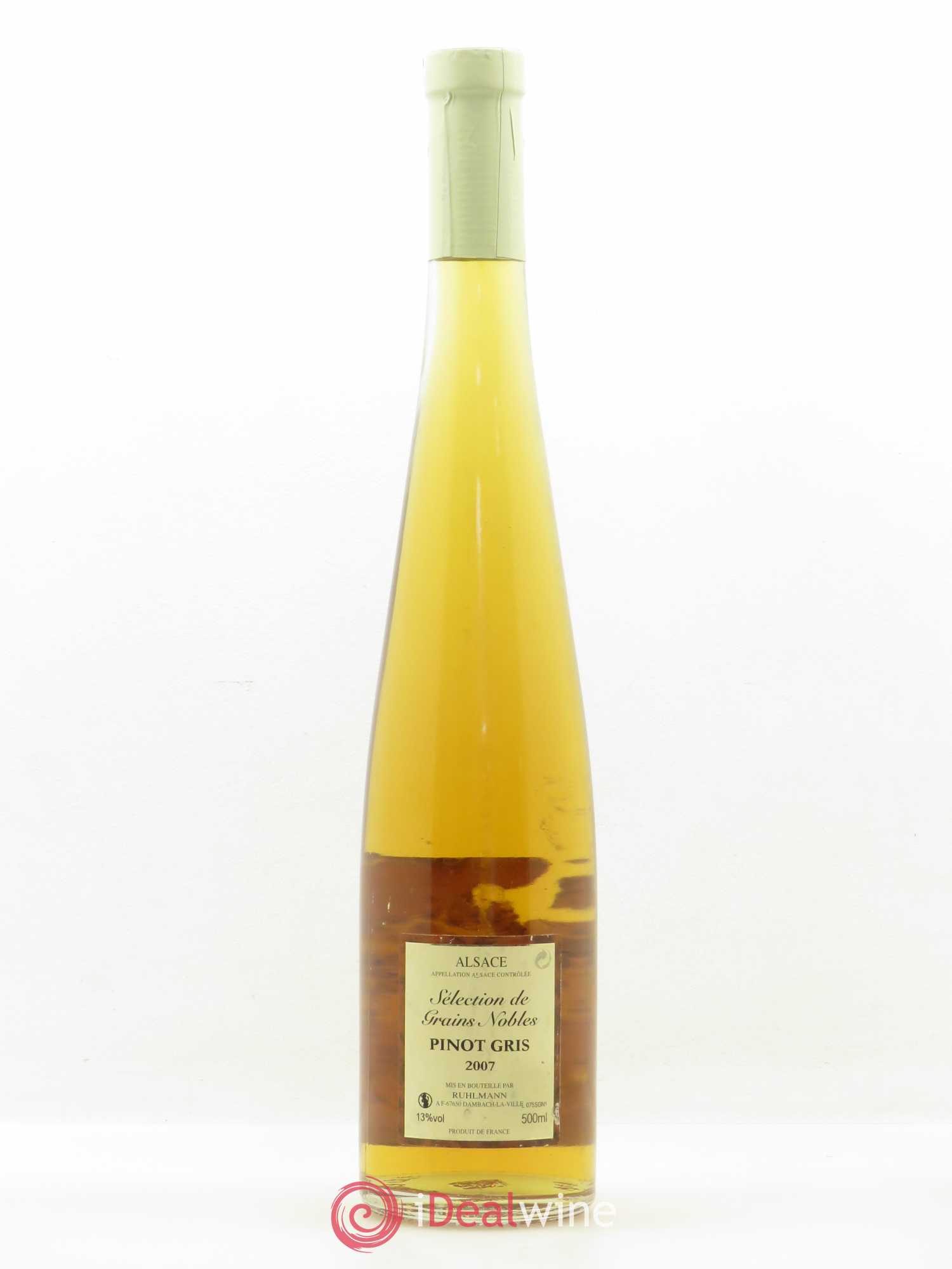 Alsace Pinot Gris Selection Grains Nobles Ruhlmann Schutz (sans prix de réserve) 2007 - Posten von 1 Flasche - 1