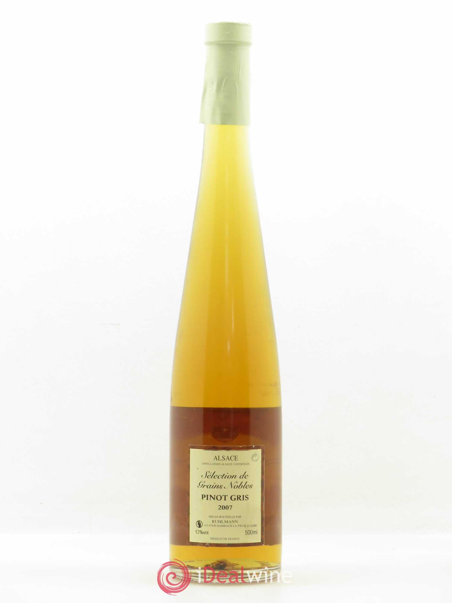 Alsace Pinot Gris Selection Grains Nobles Ruhlmann Schutz (sans prix de réserve) 2007 - Posten von 1 Flasche - 1
