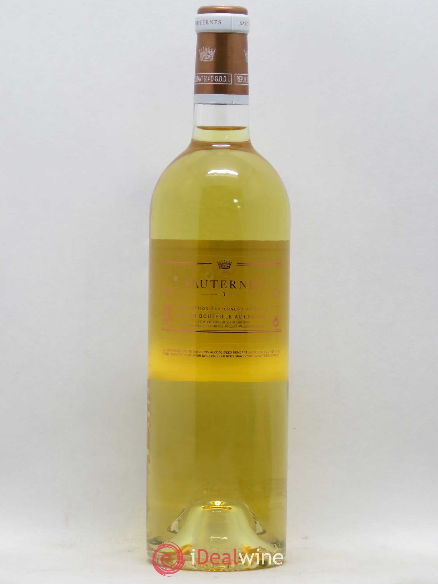 Sauternes Cuvée N°3 (sans prix de réserve) 2003 - Posten von 1 Flasche - 1