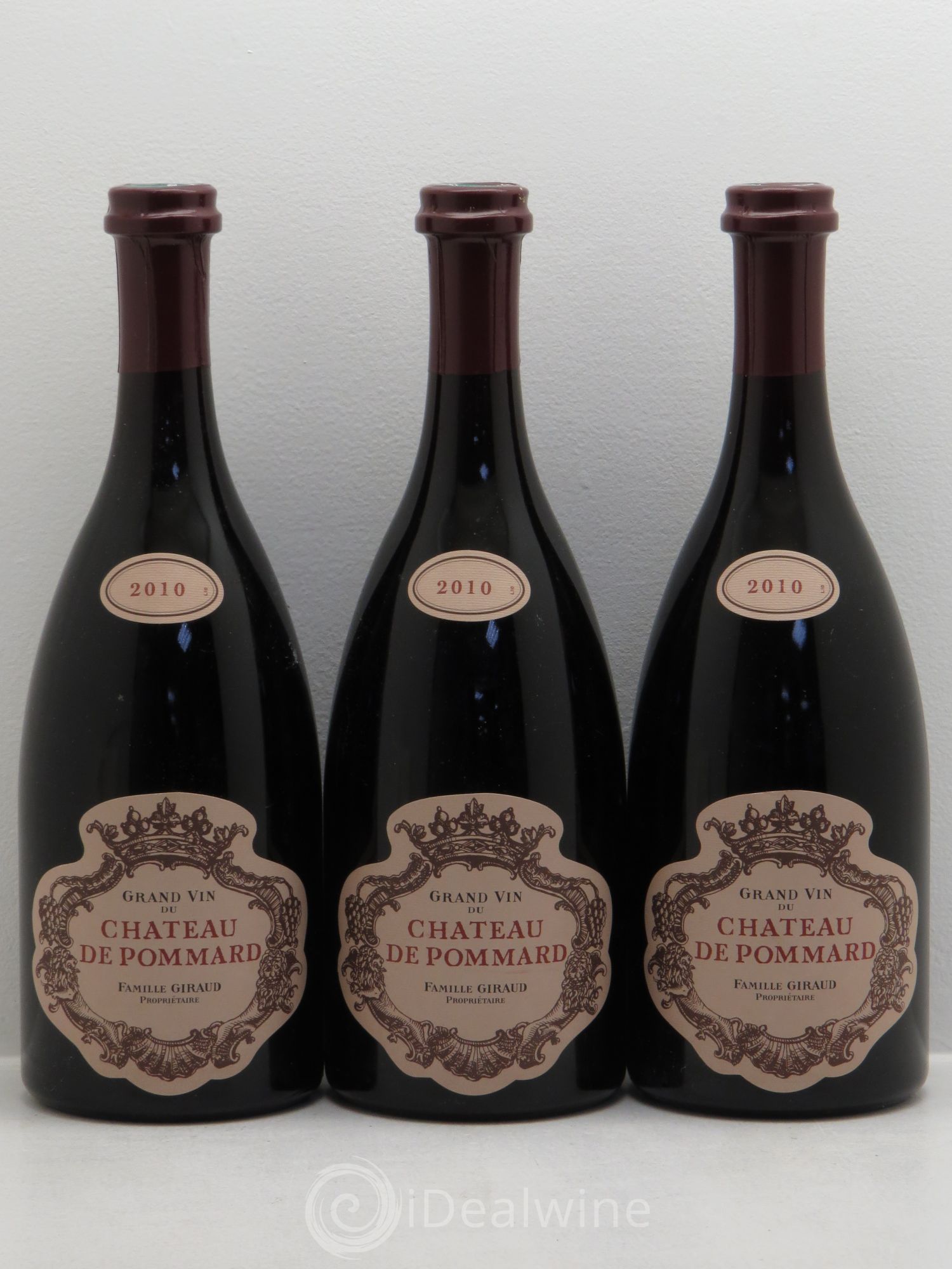 Pommard Château de Pommard 2010 - Lot de 3 bouteilles - 0