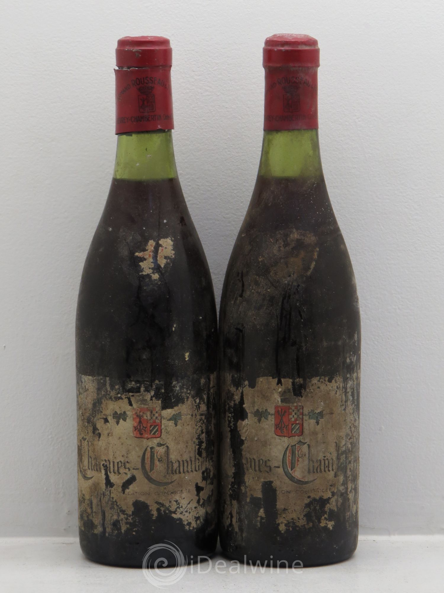 Charmes-Chambertin Grand Cru Armand Rousseau (Domaine) 1972 - Lot de 2 bouteilles - 0