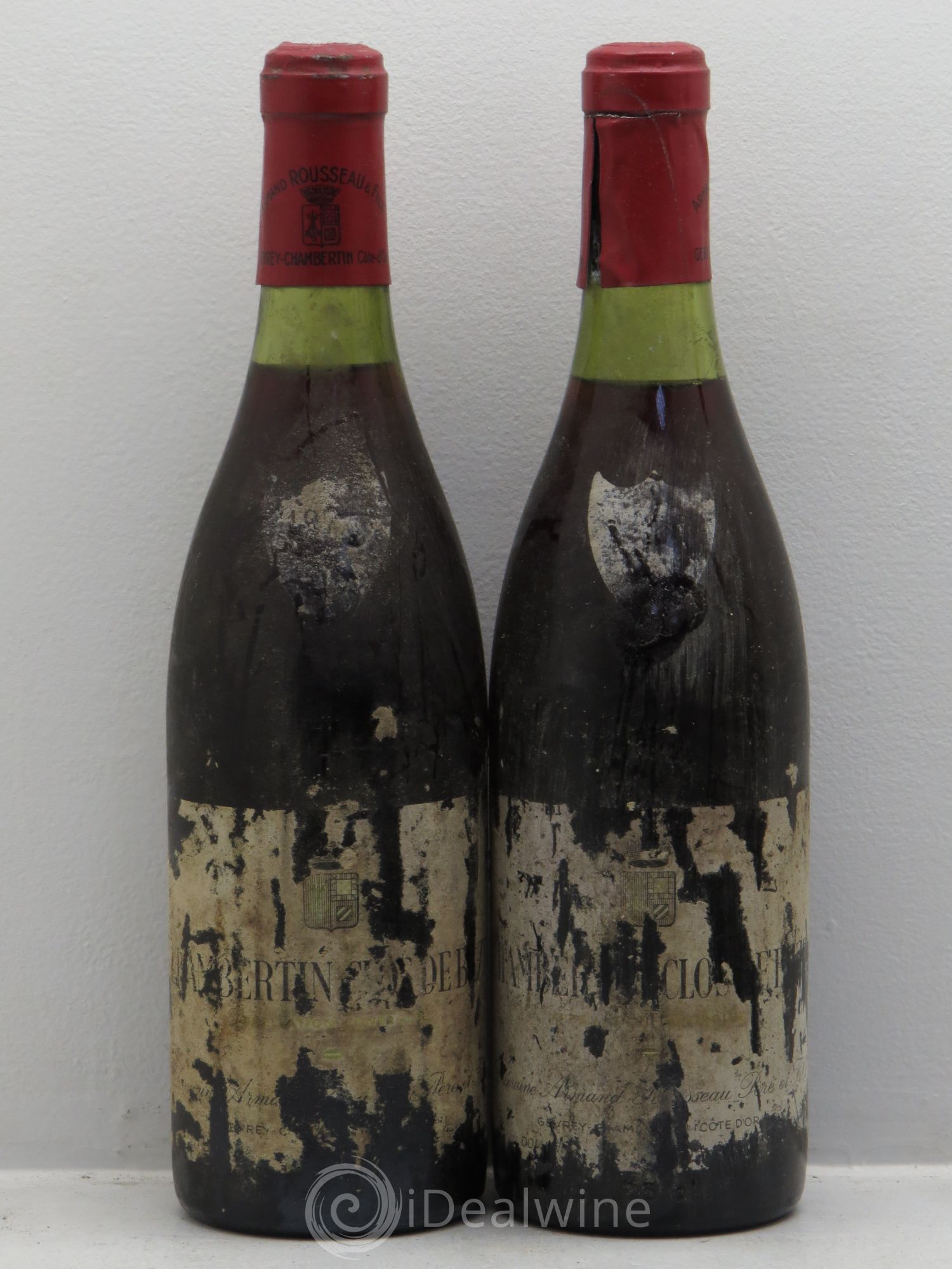 Chambertin Clos de Bèze Grand Cru Armand Rousseau (Domaine) 1972 - Lot de 2 bouteilles - 0
