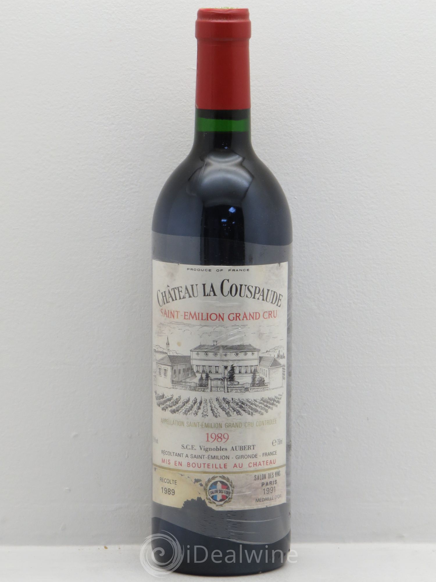 Château la Couspaude Grand Cru Classé 1989 - Lot de 1 bouteille - 0