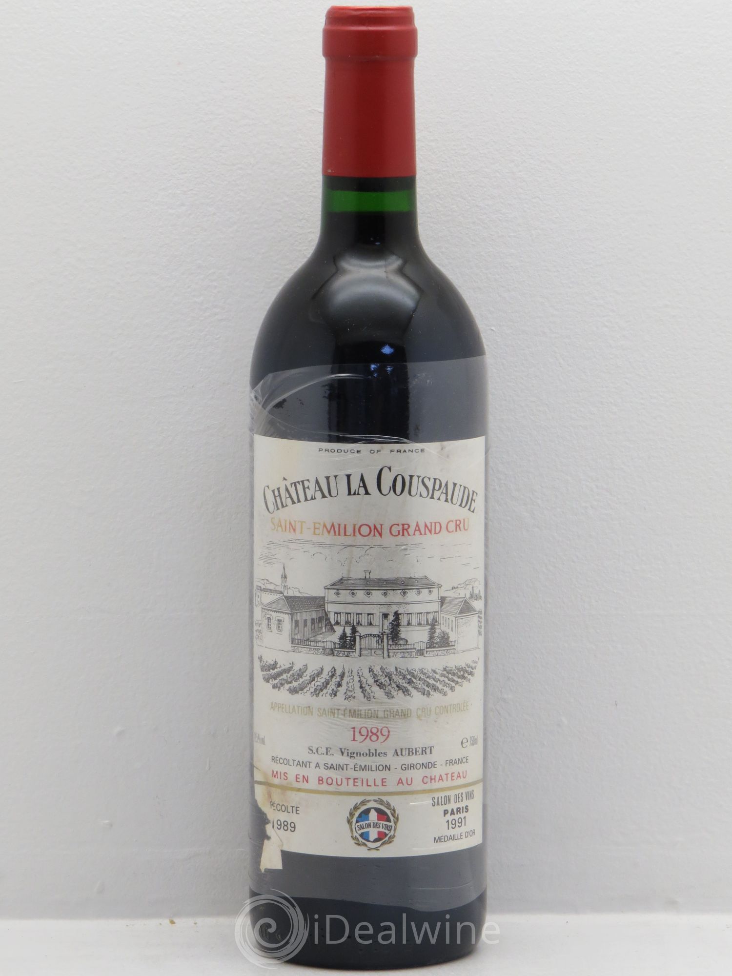 Château la Couspaude Grand Cru Classé 1989 - Lot de 1 bouteille - 0