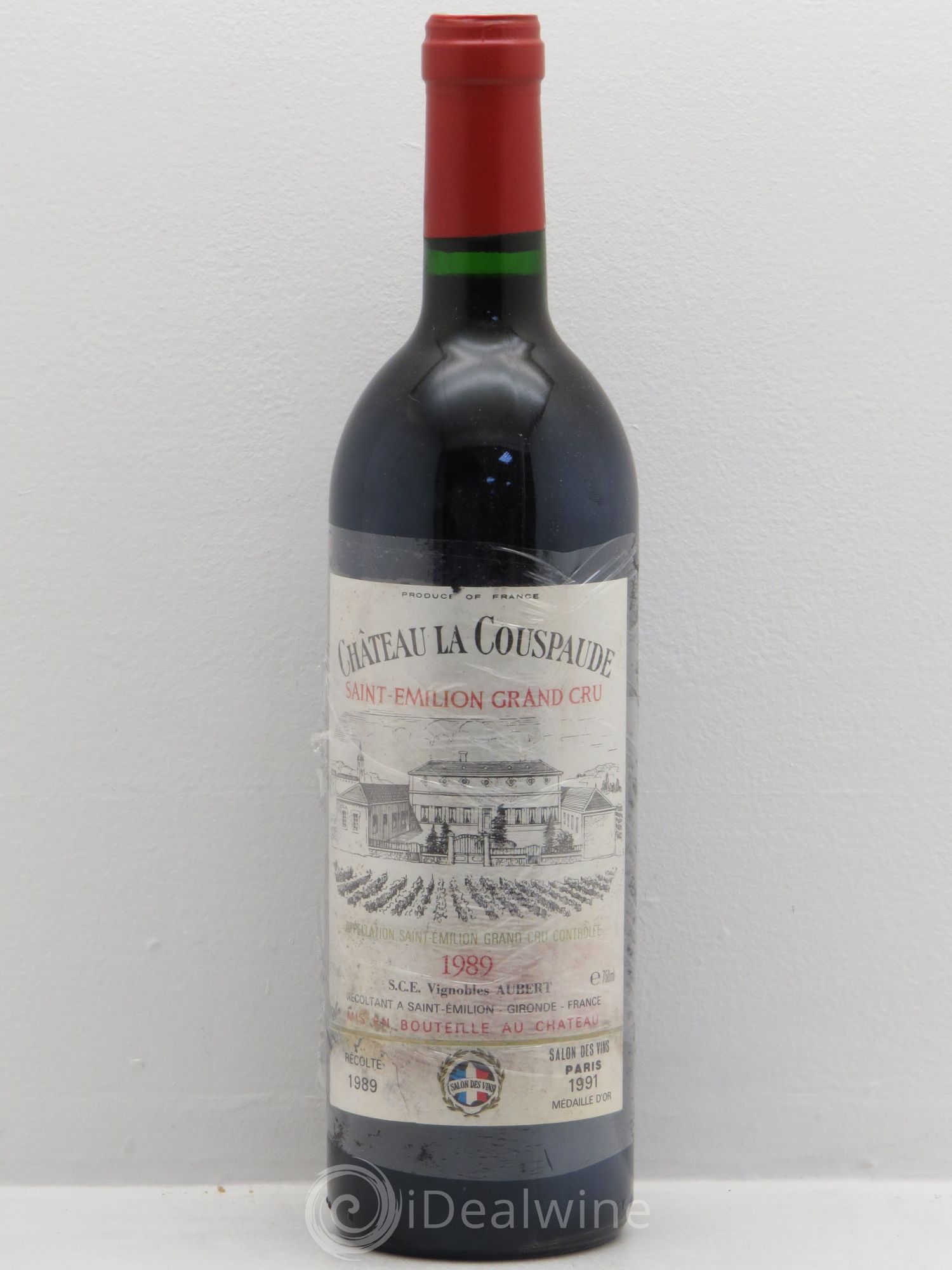 Château la Couspaude Grand Cru Classé 1989 - Lot de 1 bouteille - 0
