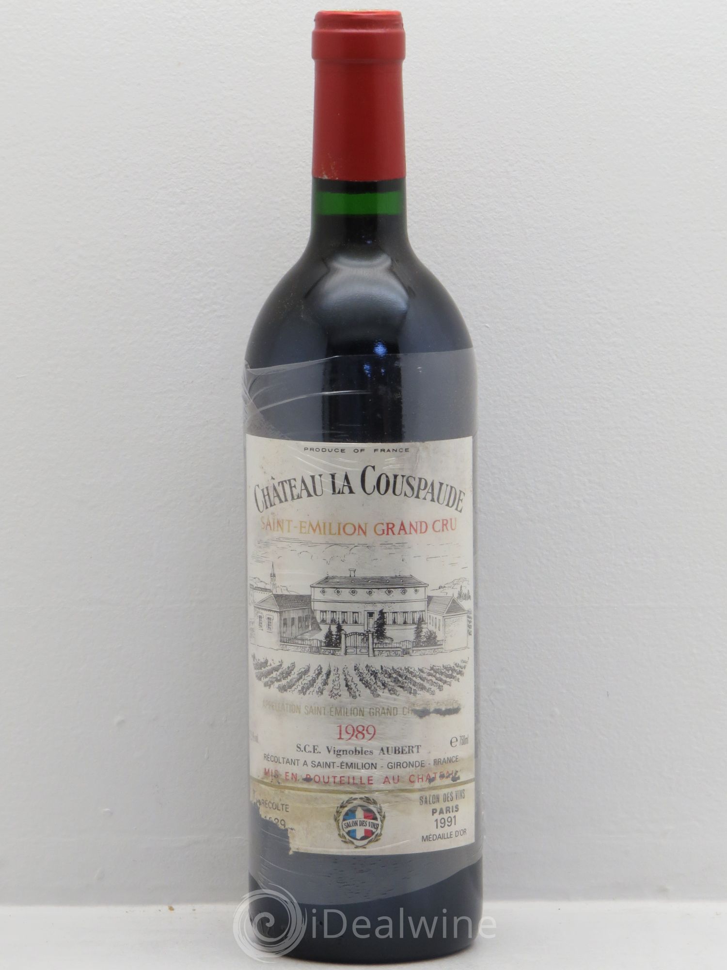 Château la Couspaude Grand Cru Classé 1989 - Lot de 1 bouteille - 0
