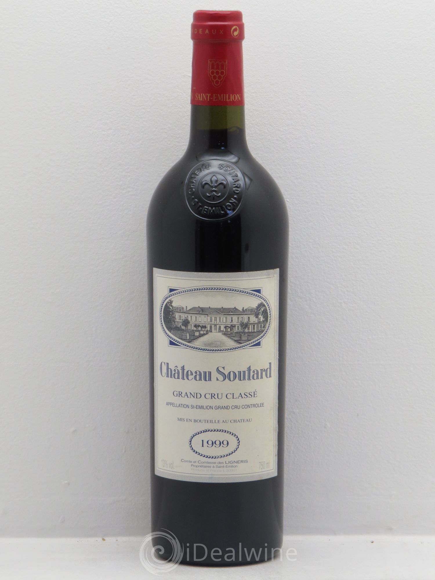 Château Soutard Grand Cru Classé 1999 - Lot de 1 bouteille - 0