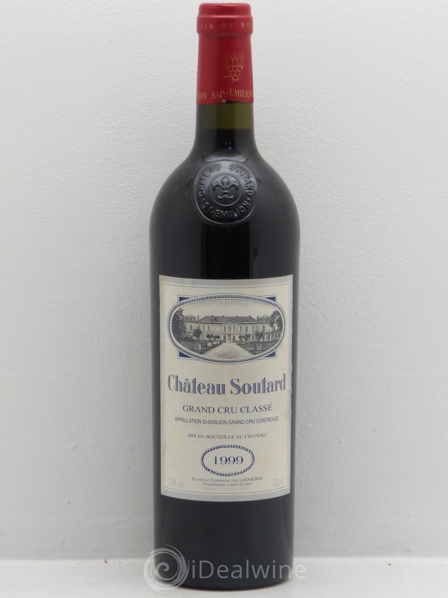 Château Soutard Grand Cru Classé 1999 - Lot de 1 bouteille - 0
