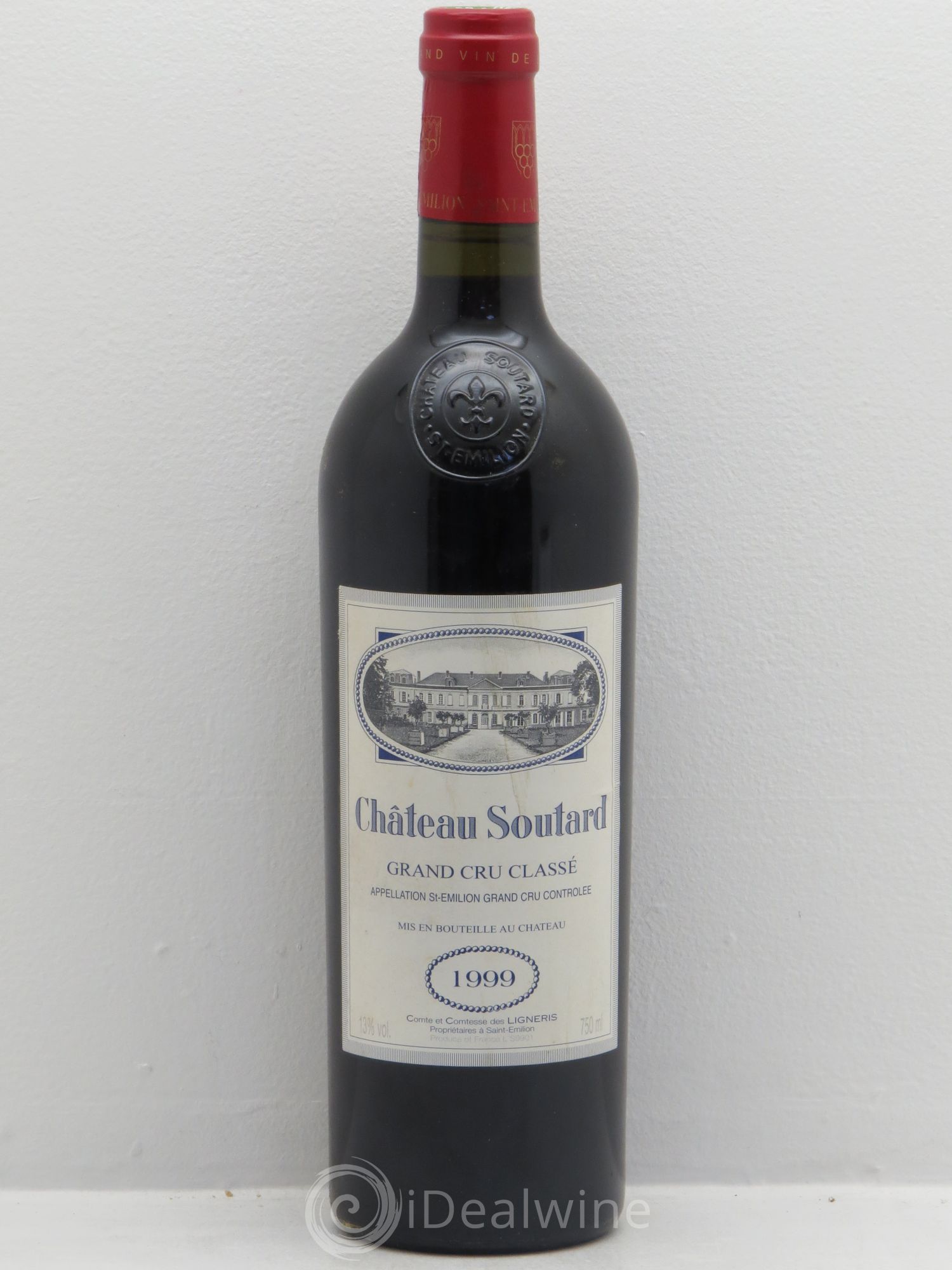 Château Soutard Grand Cru Classé 1999 - Lot de 1 bouteille - 0