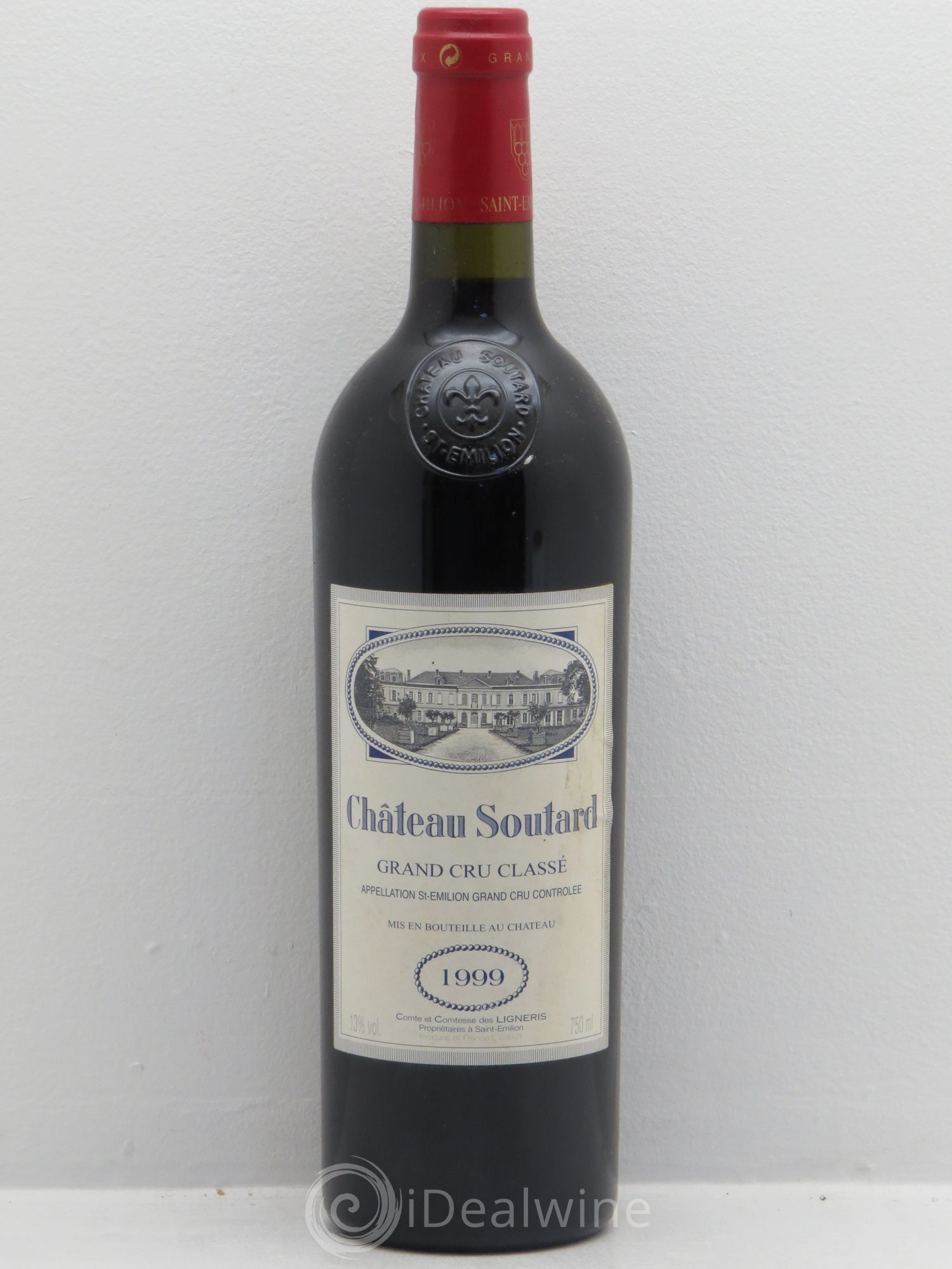 Château Soutard Grand Cru Classé 1999 - Lot de 1 bouteille - 0