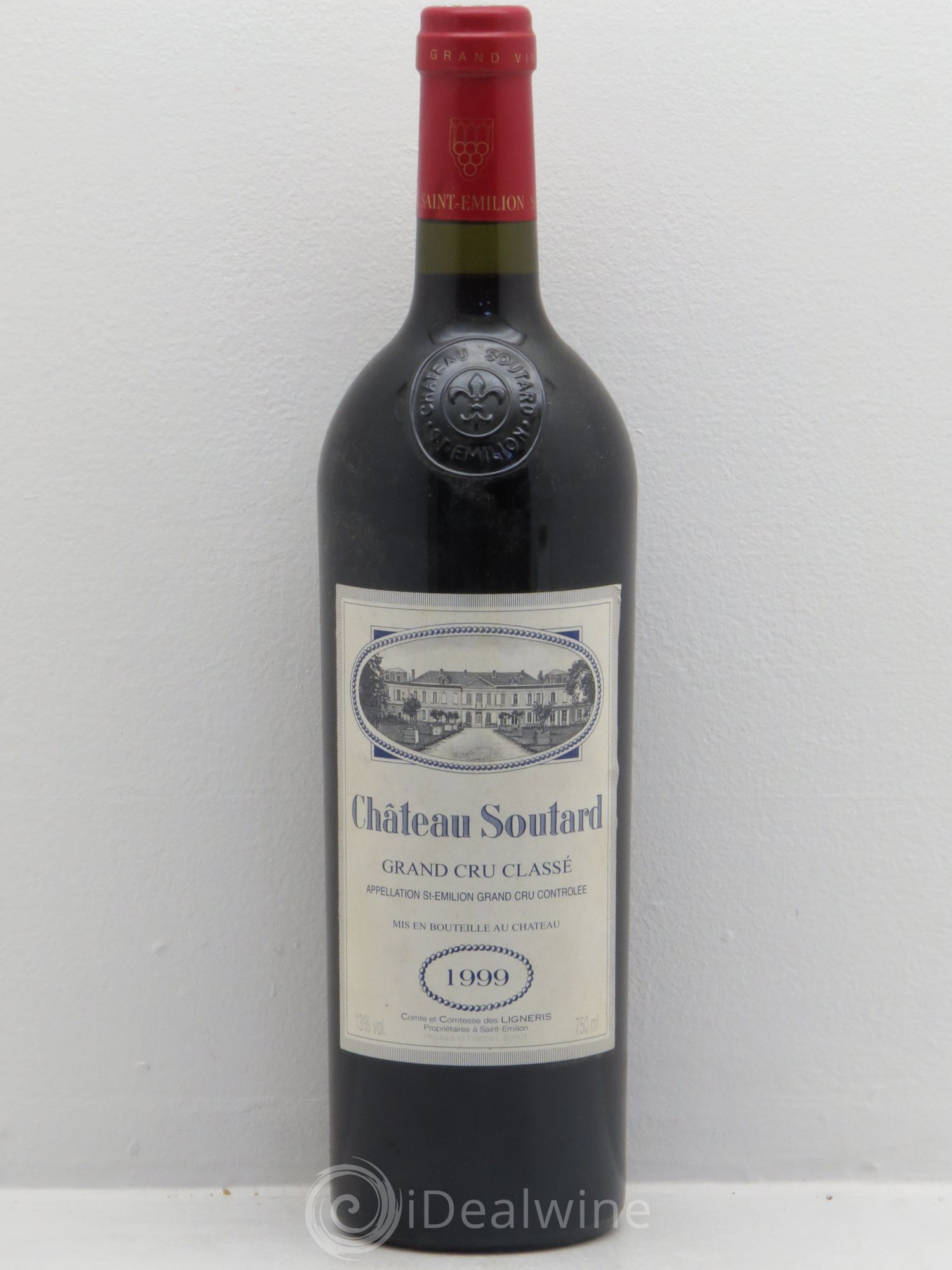 Château Soutard Grand Cru Classé 1999 - Lot de 1 bouteille - 0