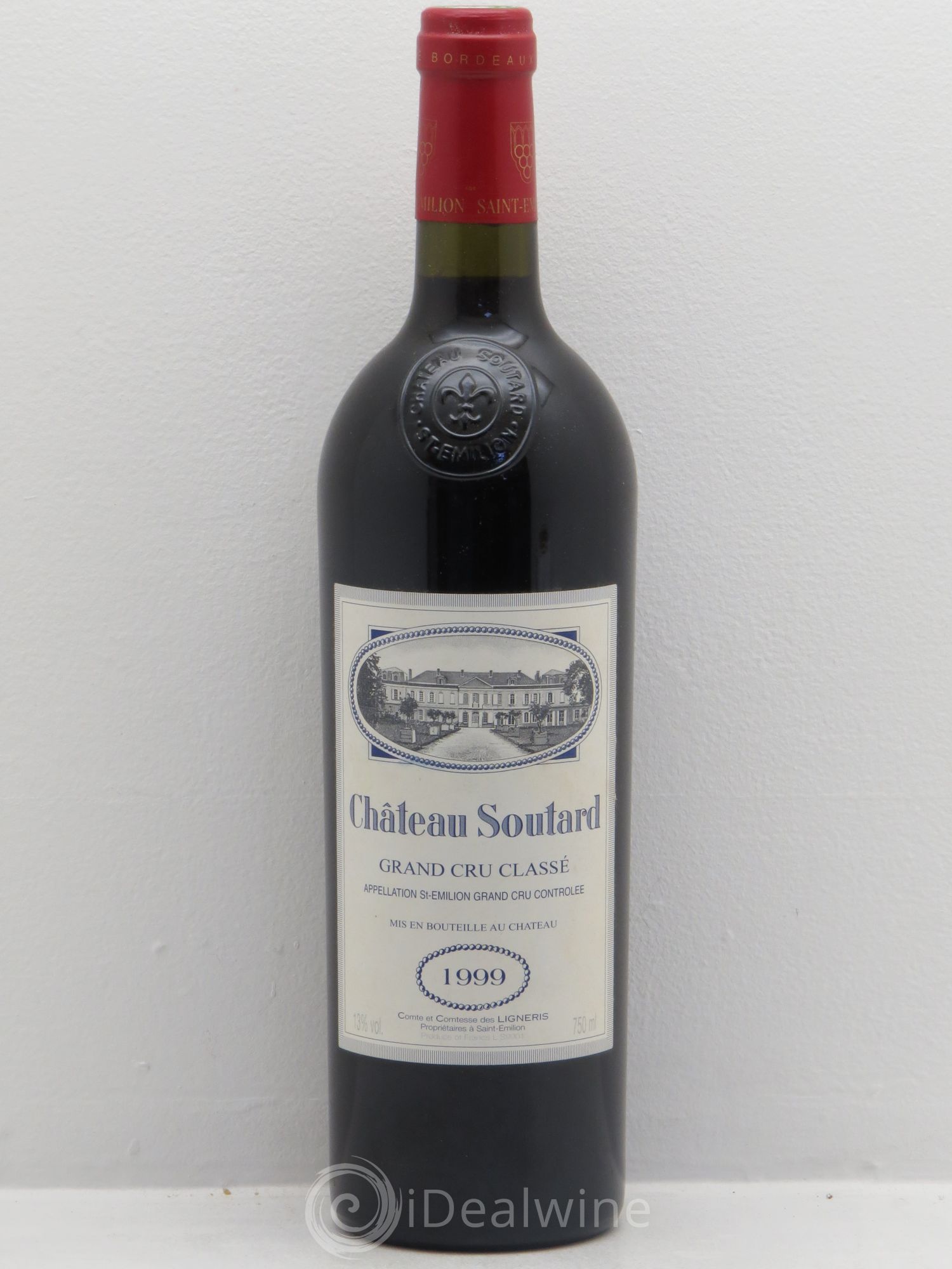 Château Soutard Grand Cru Classé 1999 - Lot de 1 bouteille - 0
