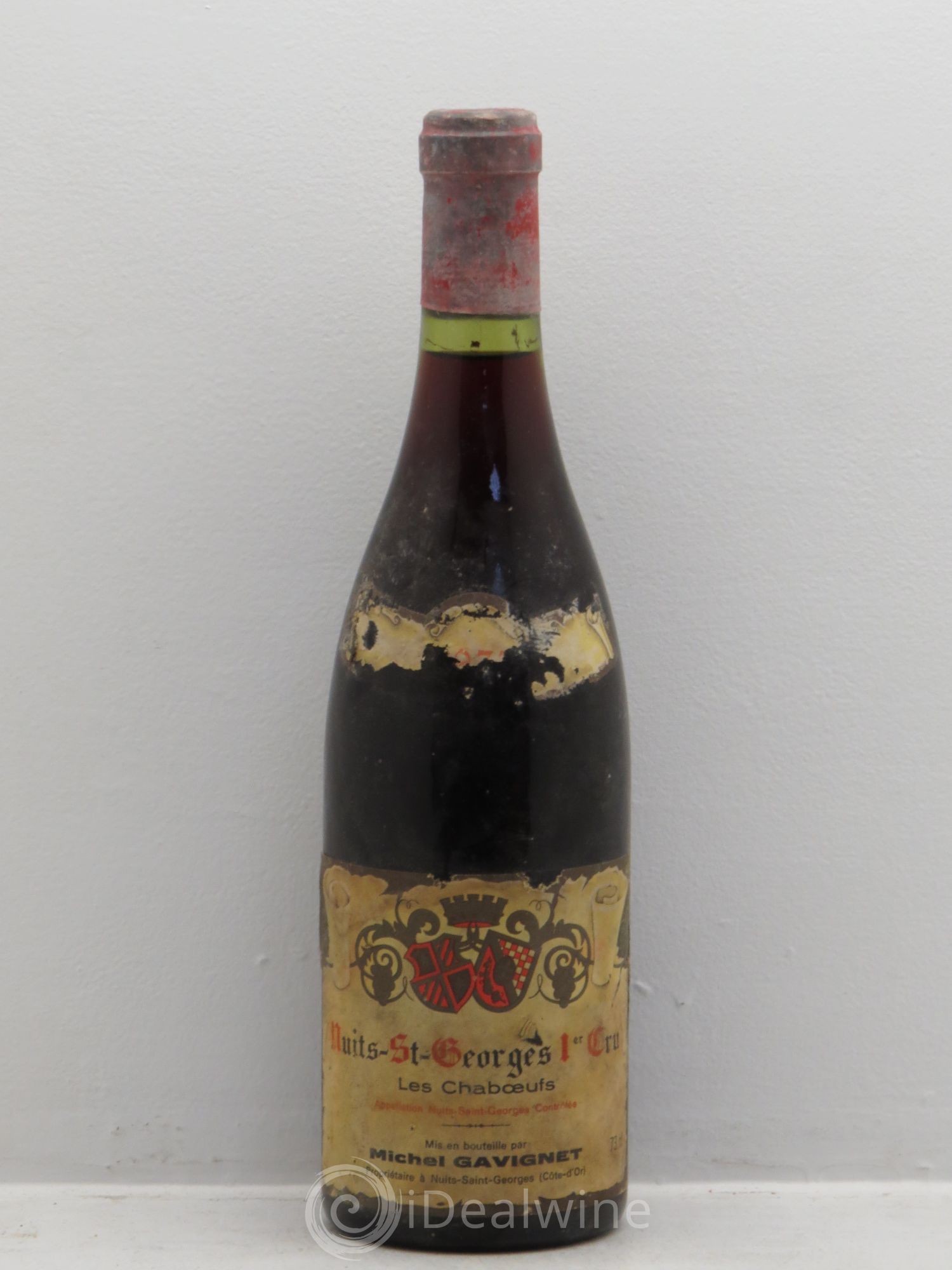 Nuits-Saint-Georges 1er Cru Domaine Gavignet 1977 - Lot de 1 bouteille - 0